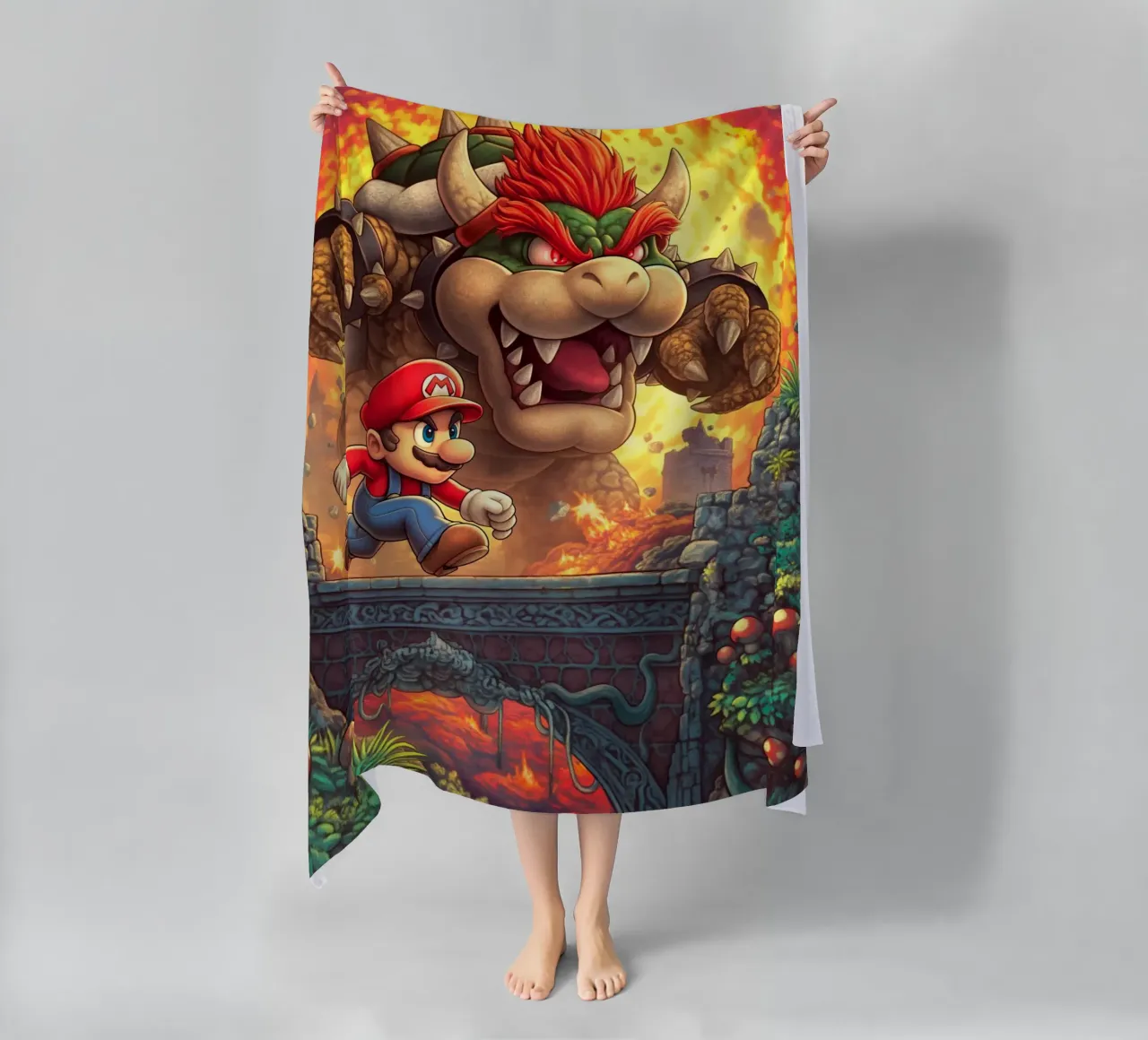 Super Mario telo mare da Fleur de Lys