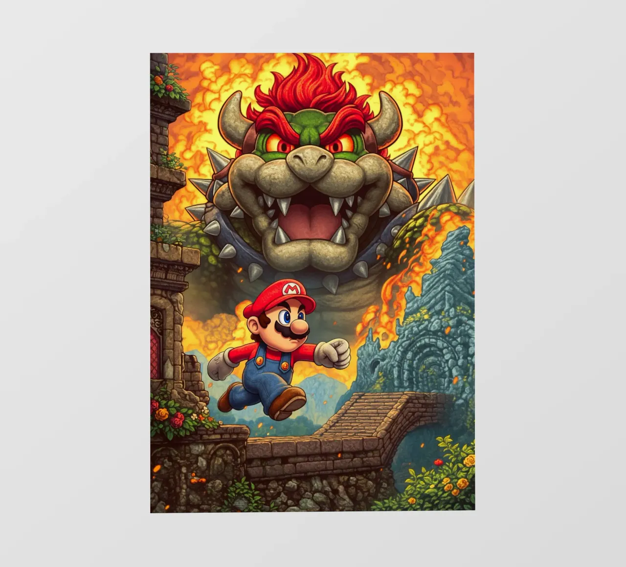 Super Mario Backlit Folie von Fleur de Lys