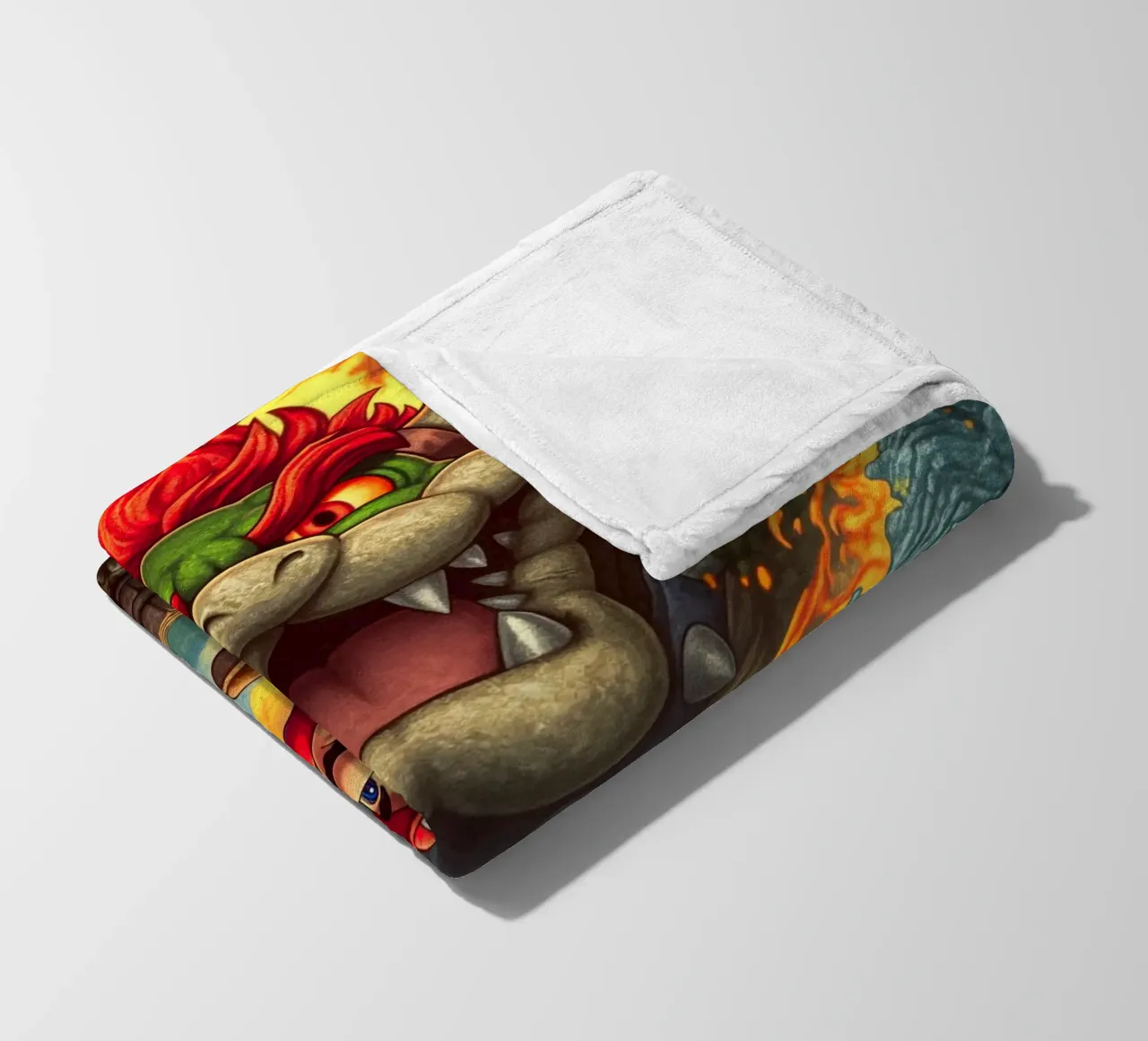 Super Mario fleece blanket by Fleur de Lys