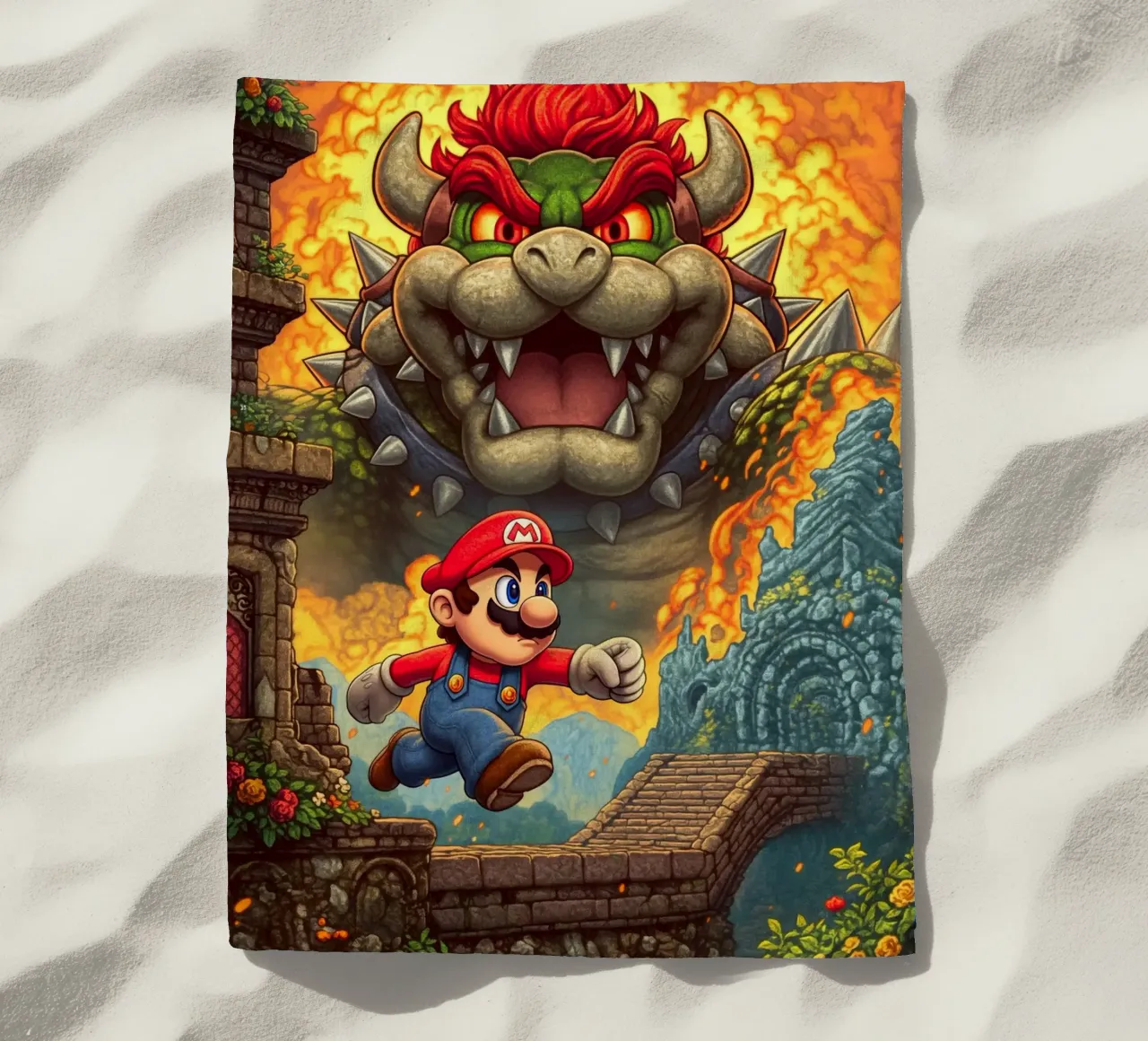 Super Mario telo mare da Fleur de Lys