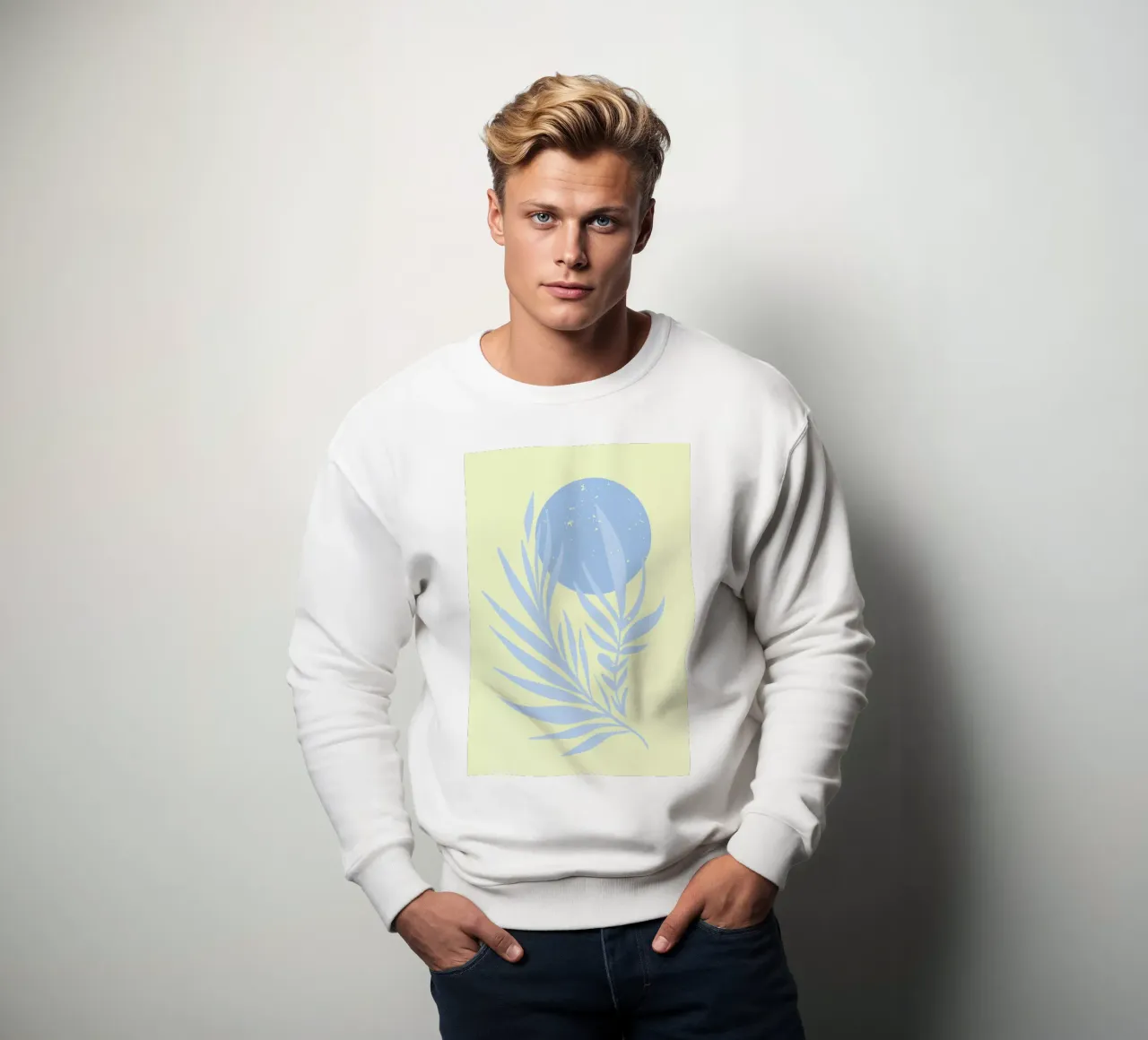 Pastel Field II sweatshirt by Pure