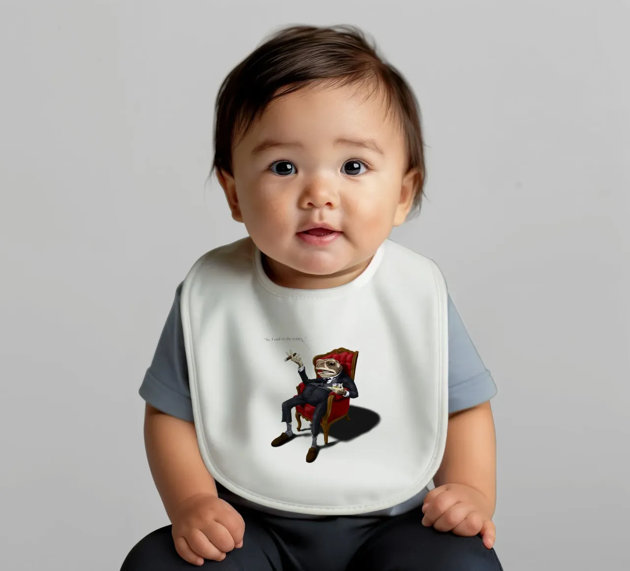 Fly in My Soup (Titled) bavaglino da Rob Art | Illustration