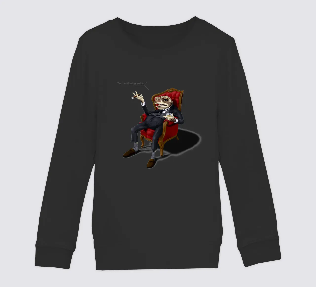 Fly in My Soup (Titled) felpa bambino da Rob Art | Illustration