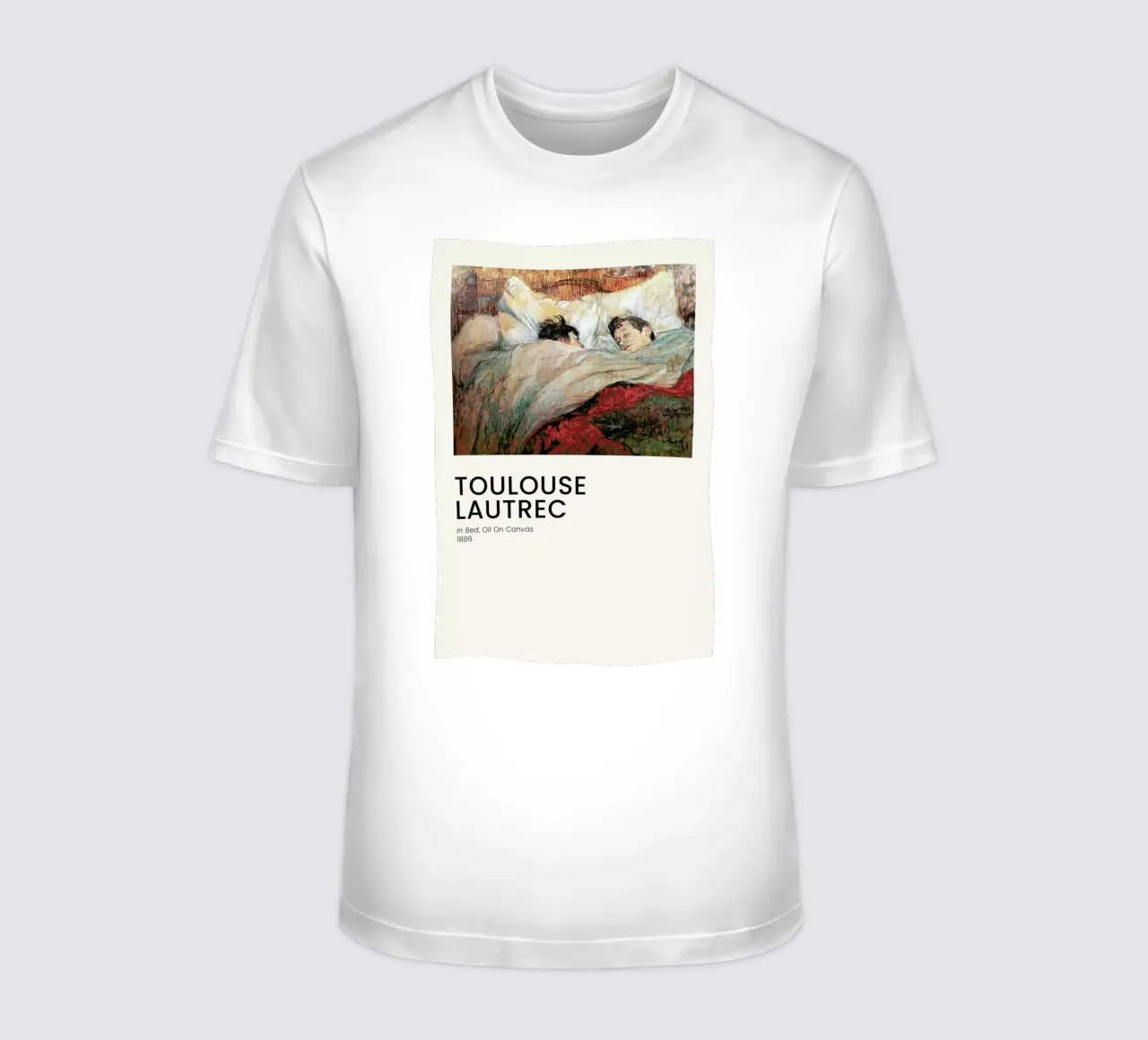 Toulouse-Lautrec - In Bed t-shirt da Vintage by JUNIQE