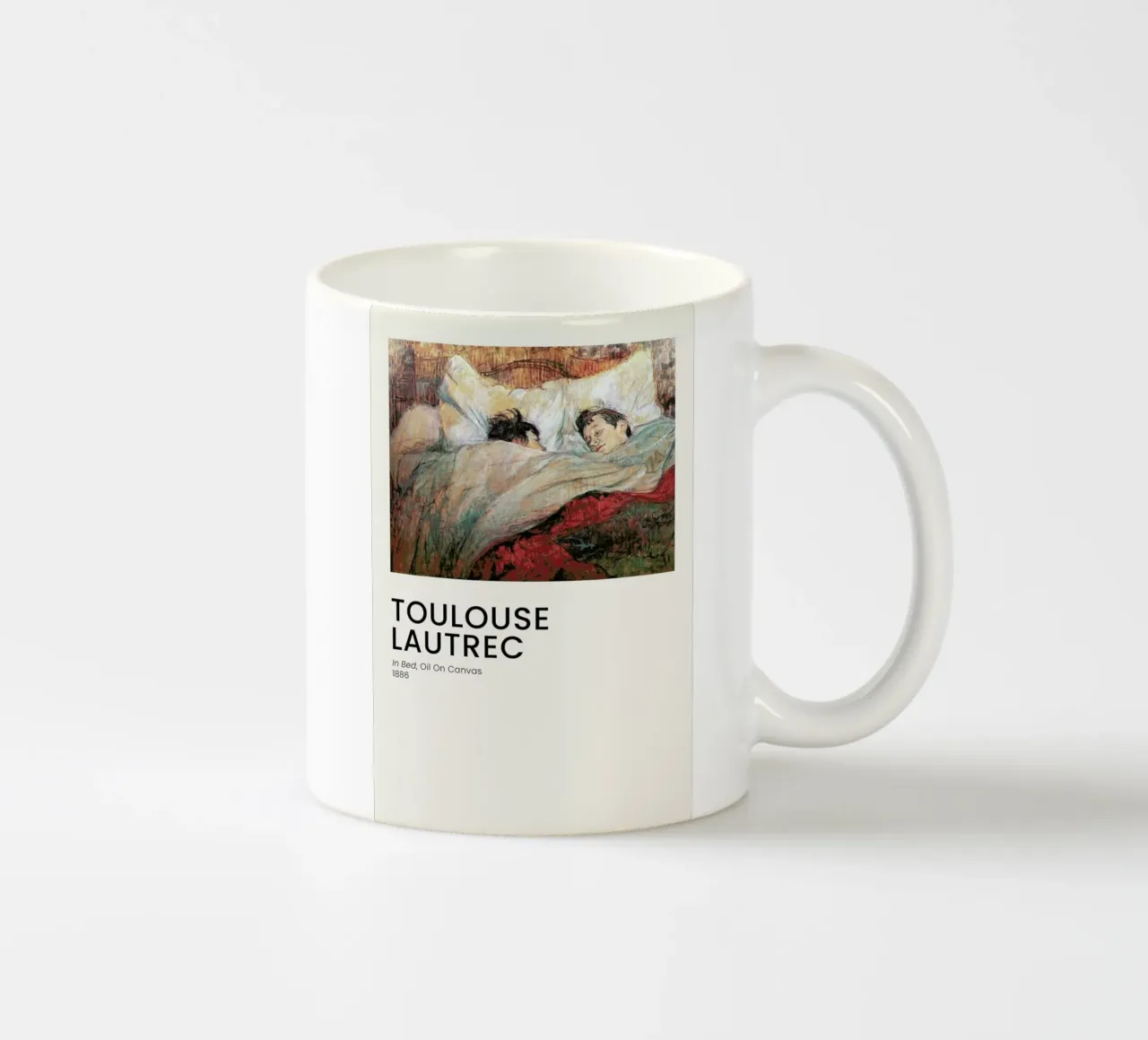 Toulouse-Lautrec - In Bed tazza in ceramica da Vintage by JUNIQE