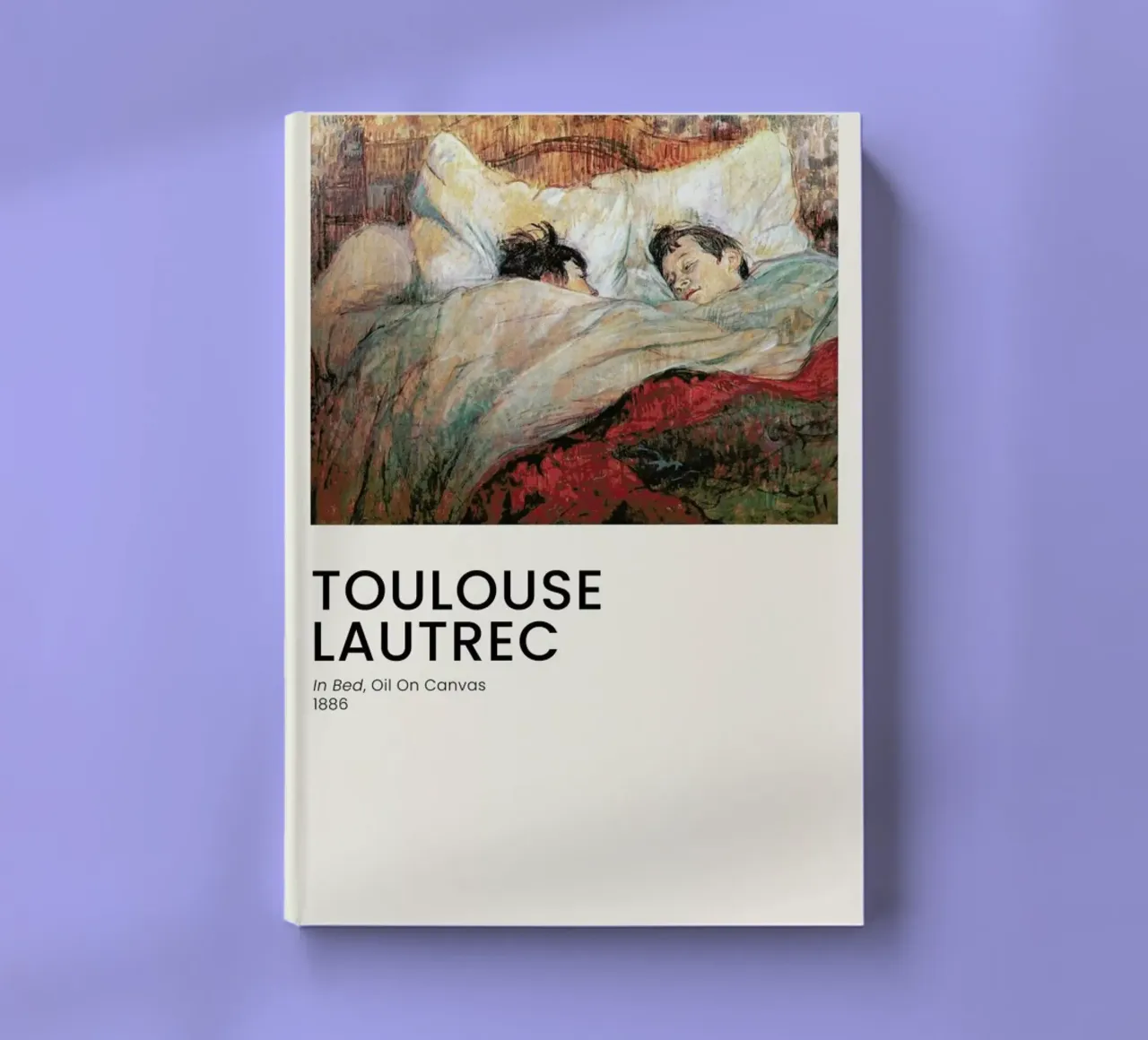 Toulouse-Lautrec - In Bed diario da Vintage by JUNIQE