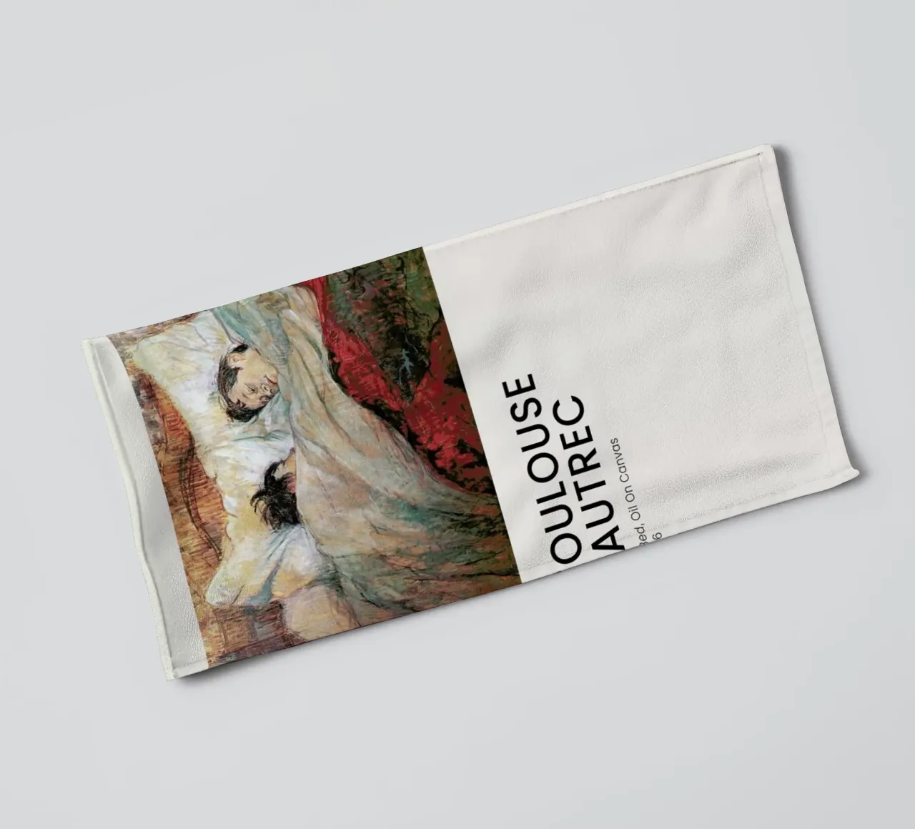 Toulouse-Lautrec - In Bed asciugamano da bagno da Vintage by JUNIQE