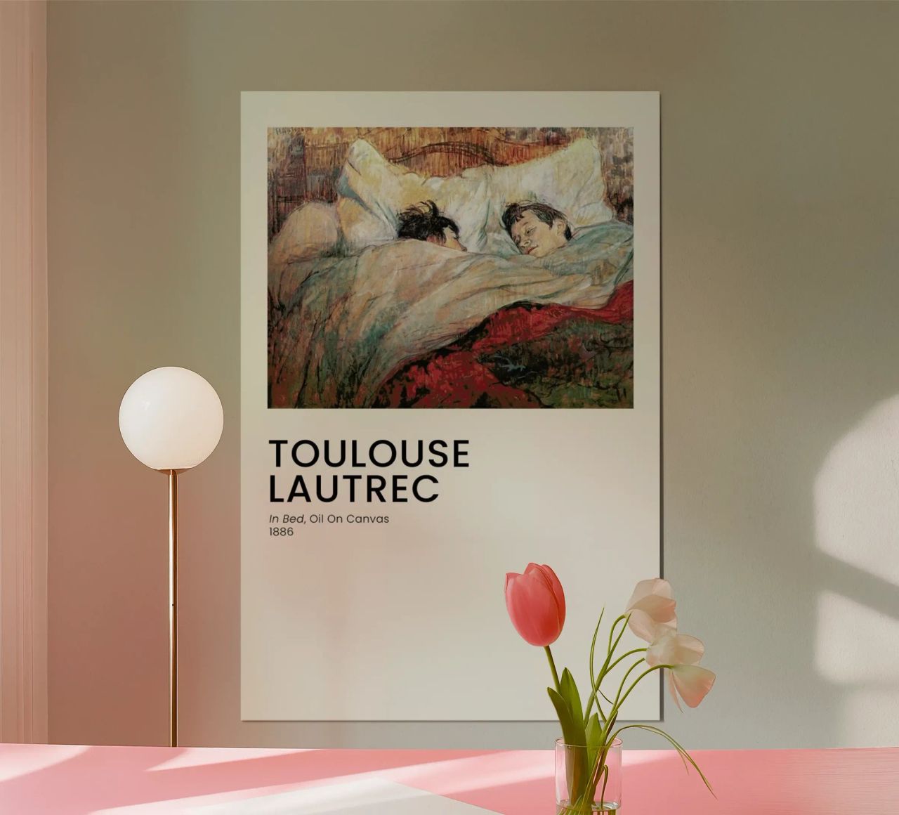 Toulouse-Lautrec - In Bed Poster von Vintage by JUNIQE