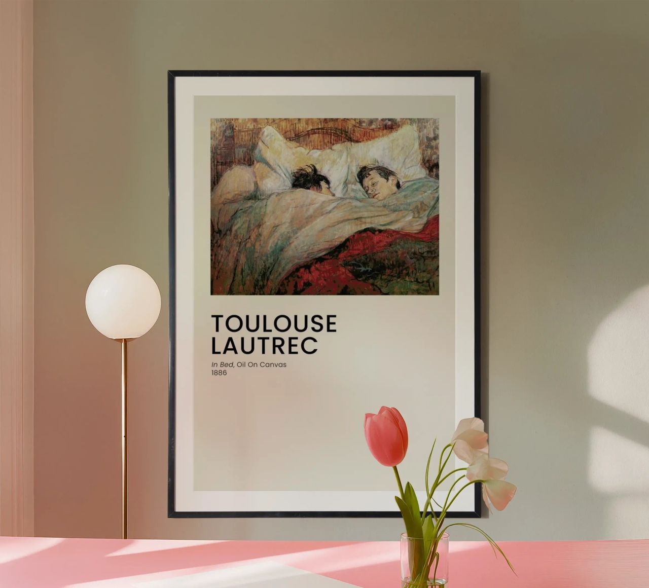 Toulouse-Lautrec - In Bed Poster von Vintage by JUNIQE