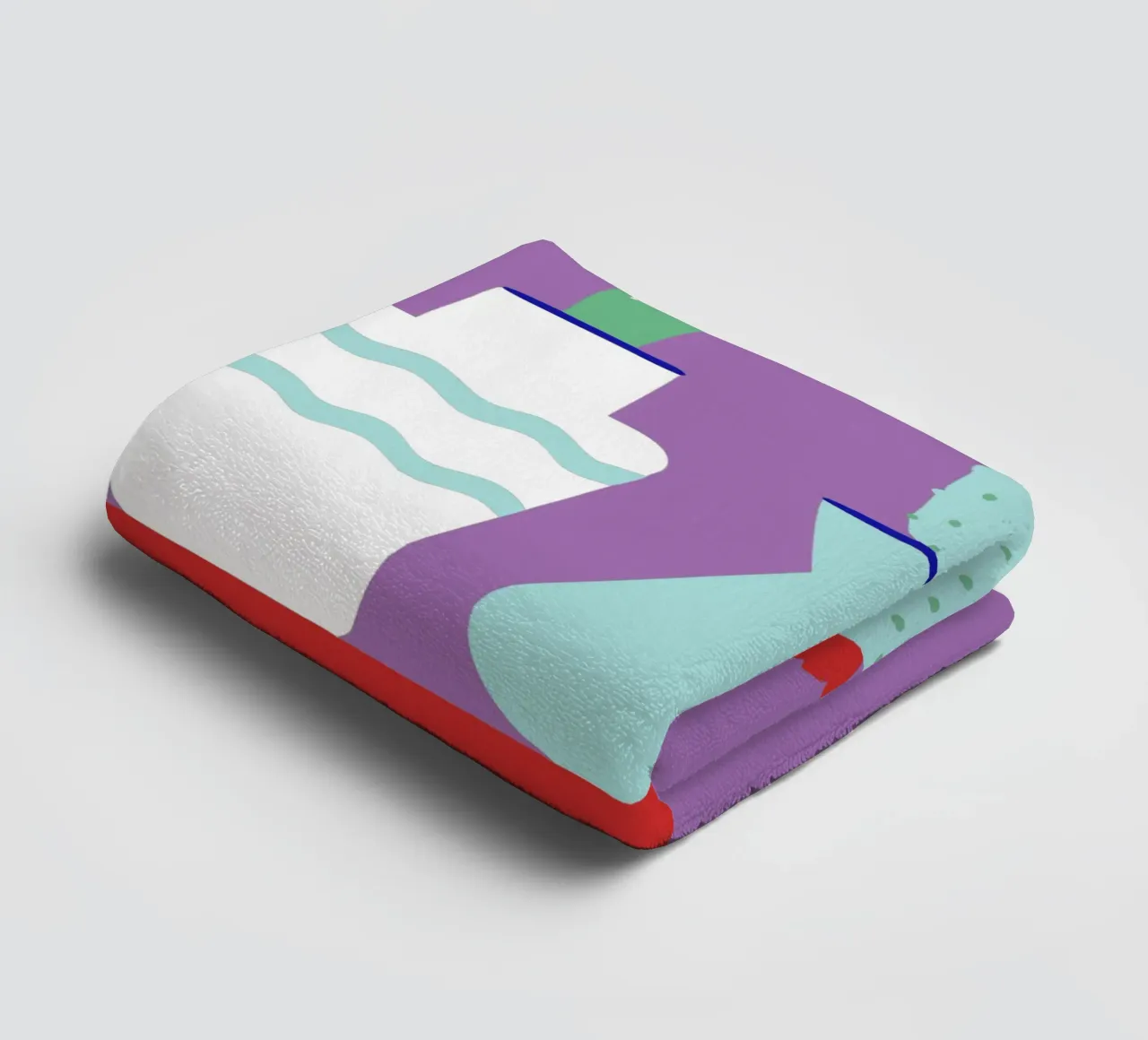 Cactus Vase towel by TRENDY POSTER SHOP