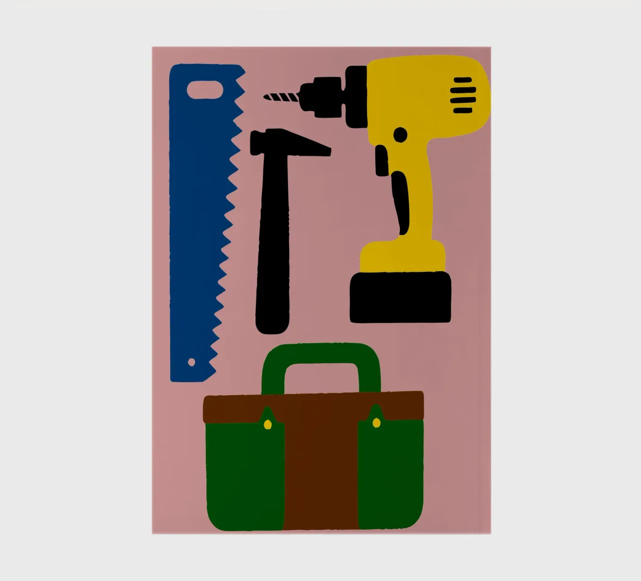 Hammer Drill Saw notebook by TRENDY POSTER SHOP