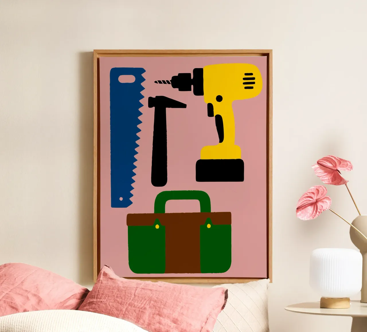 Trapano a percussione Sega tela con Cornice a cassetta da TRENDY POSTER SHOP