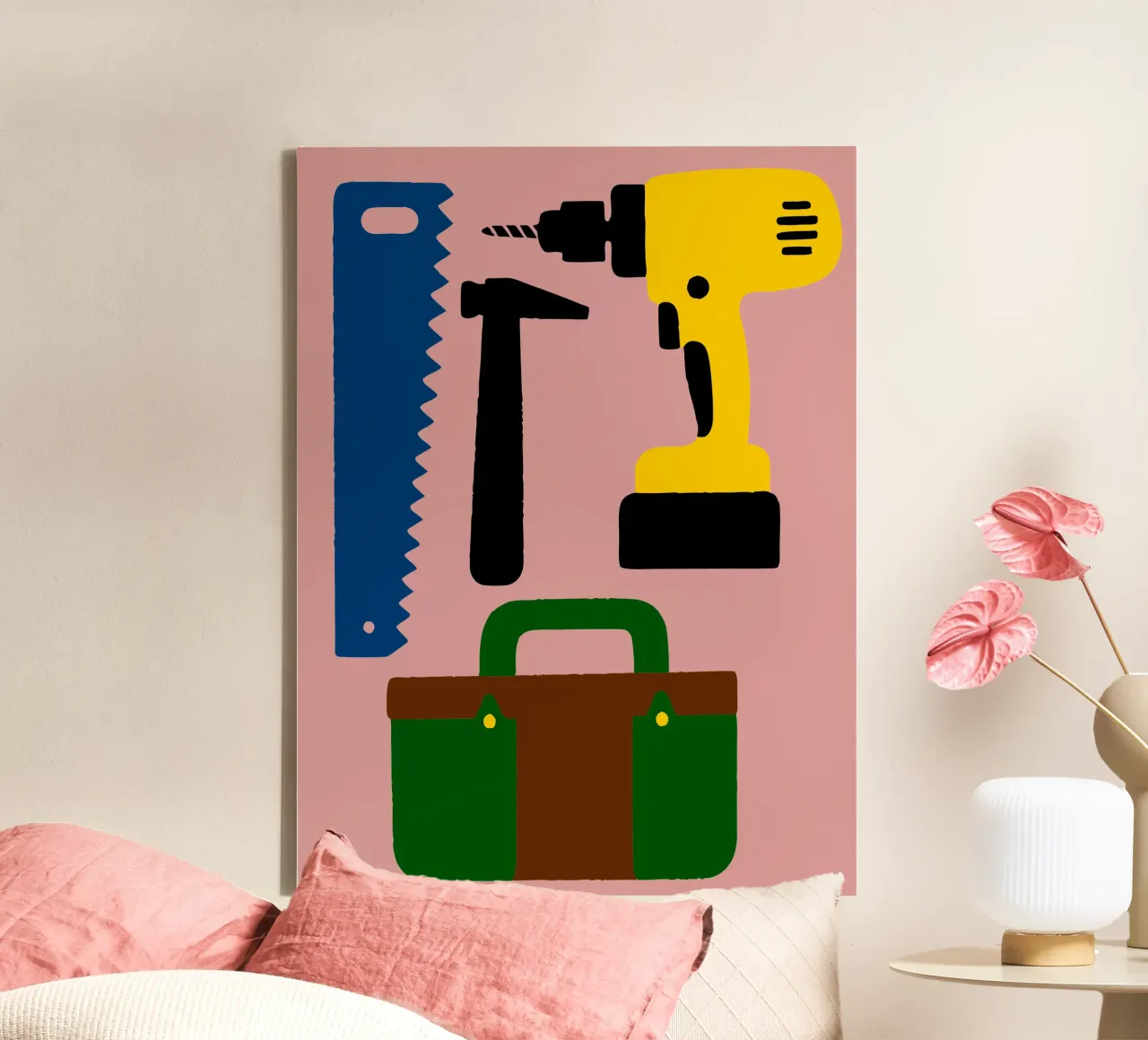 Trapano a percussione Sega tela con Cornice a cassetta da TRENDY POSTER SHOP