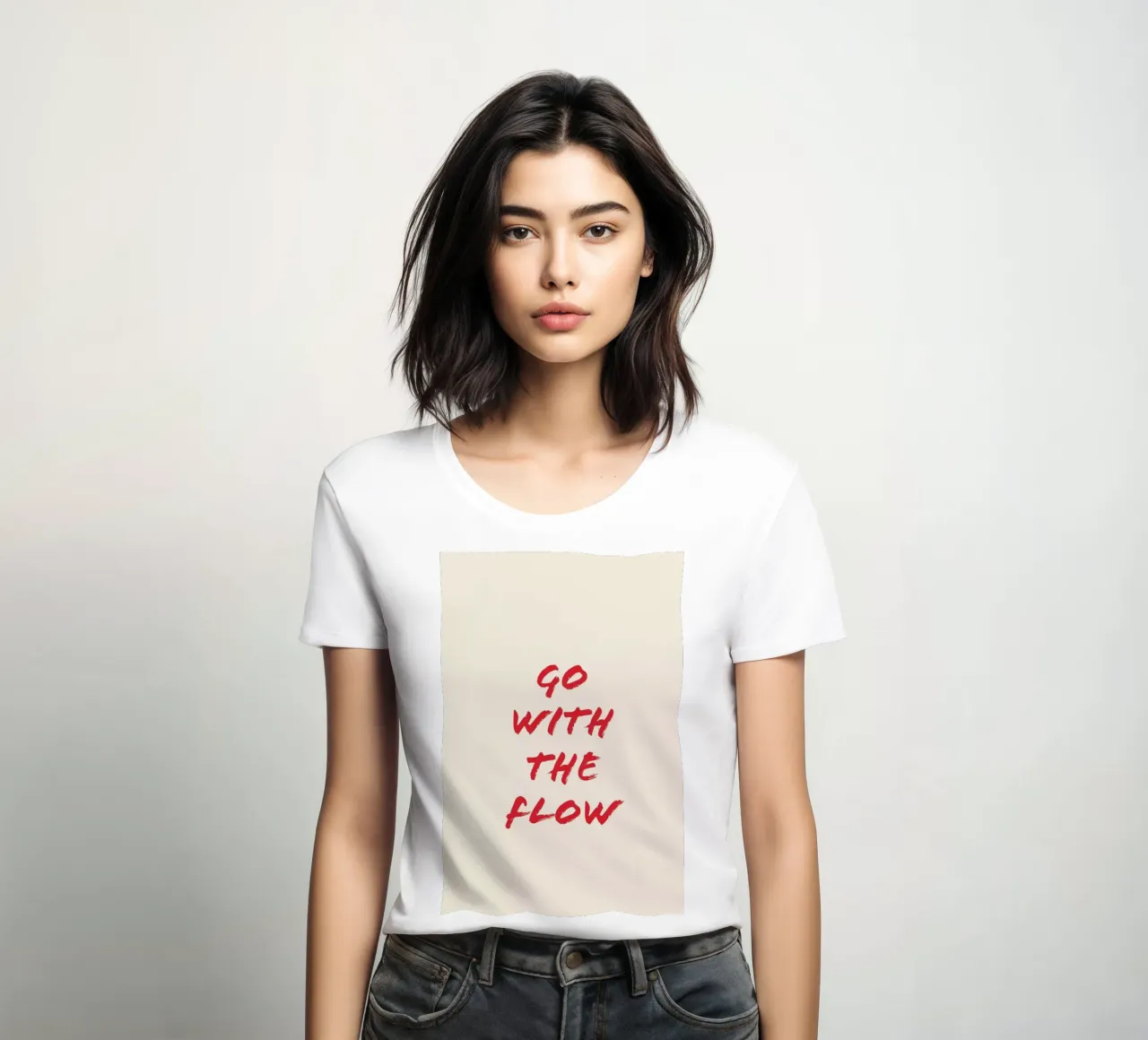 Go With The Flow t-shirt da donna da Ayleen
