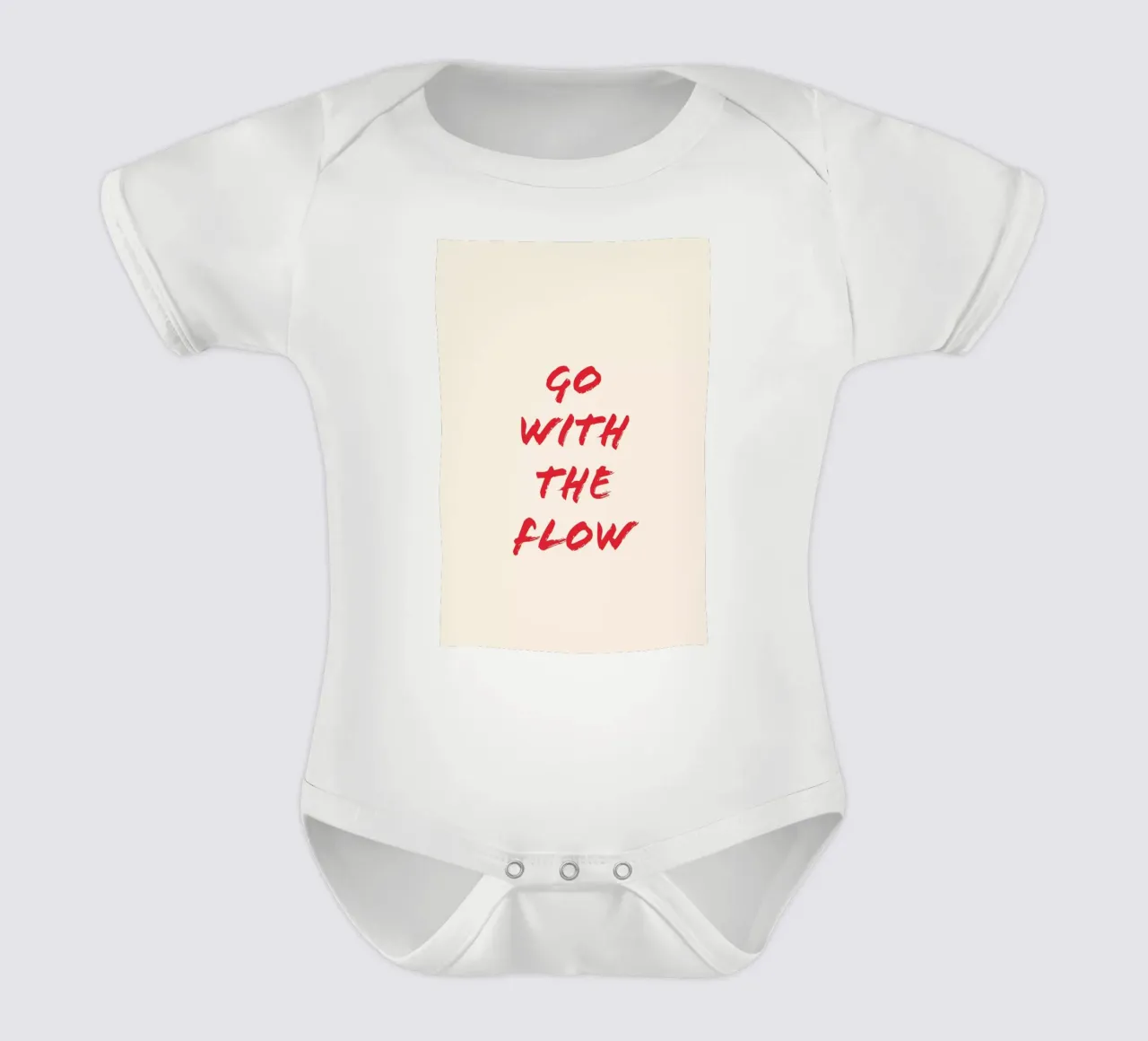 Go With The Flow body neonato maniche corte da Ayleen