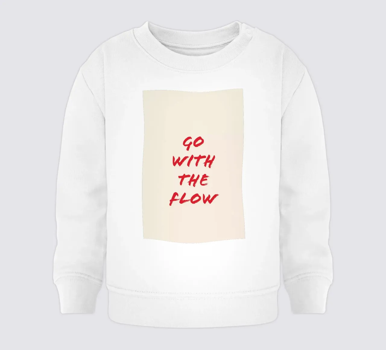 Go With The Flow Baby Sweatshirt von Ayleen
