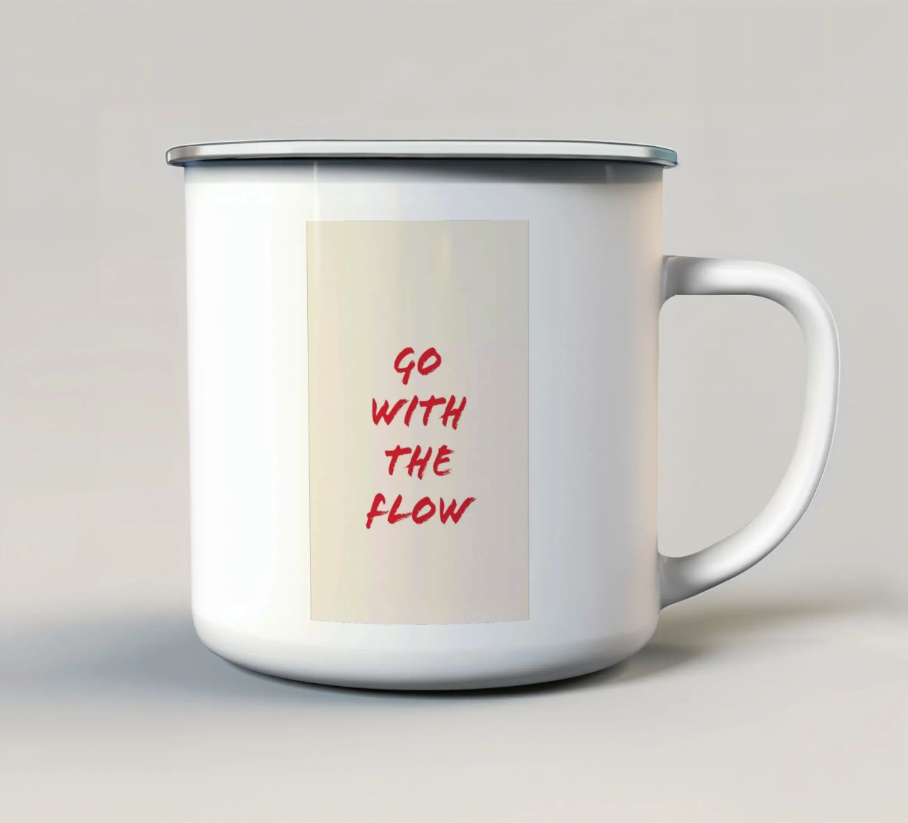 Go With The Flow tazza in smalto da Ayleen