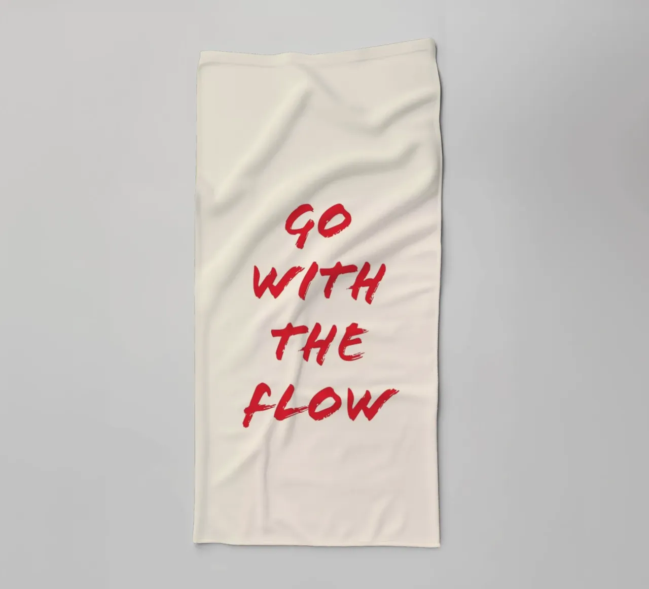 Go With The Flow towel by Ayleen