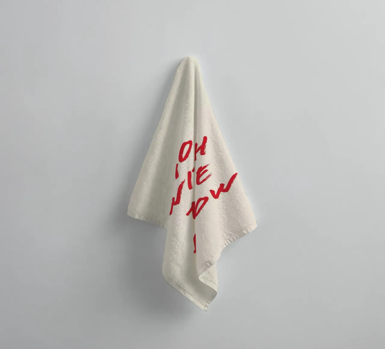 Go With The Flow towel by Ayleen