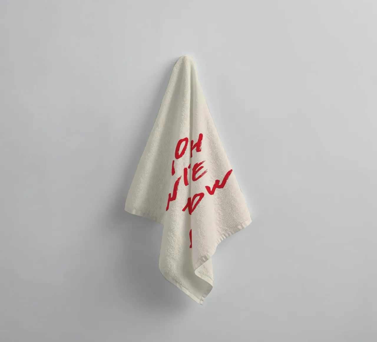 Go With The Flow towel by Ayleen