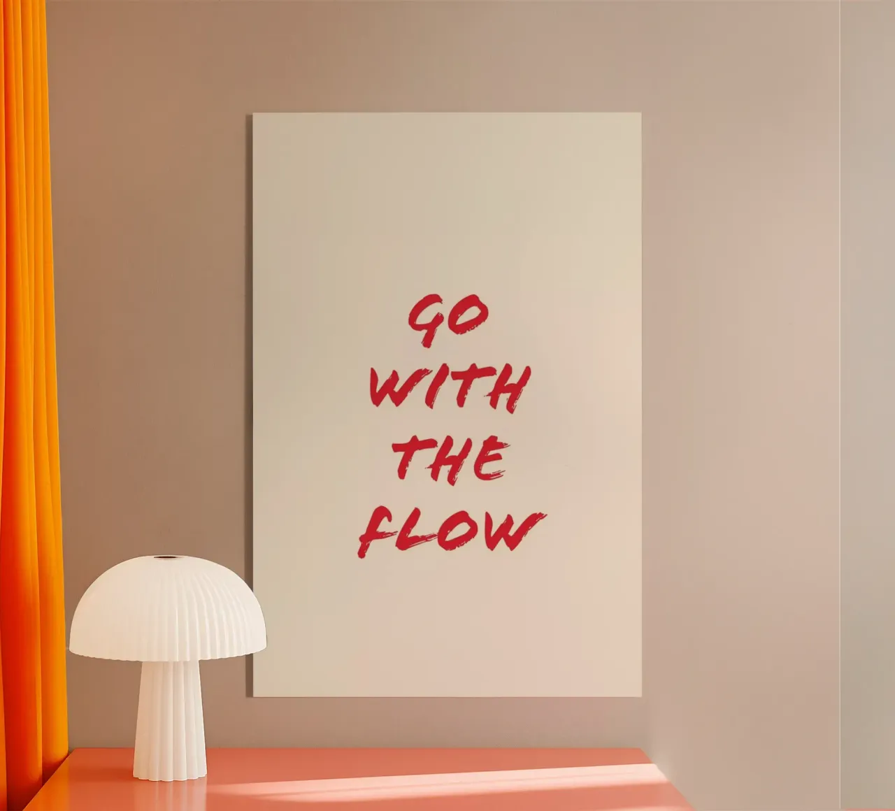 Go With The Flow acrylic glass by Ayleen