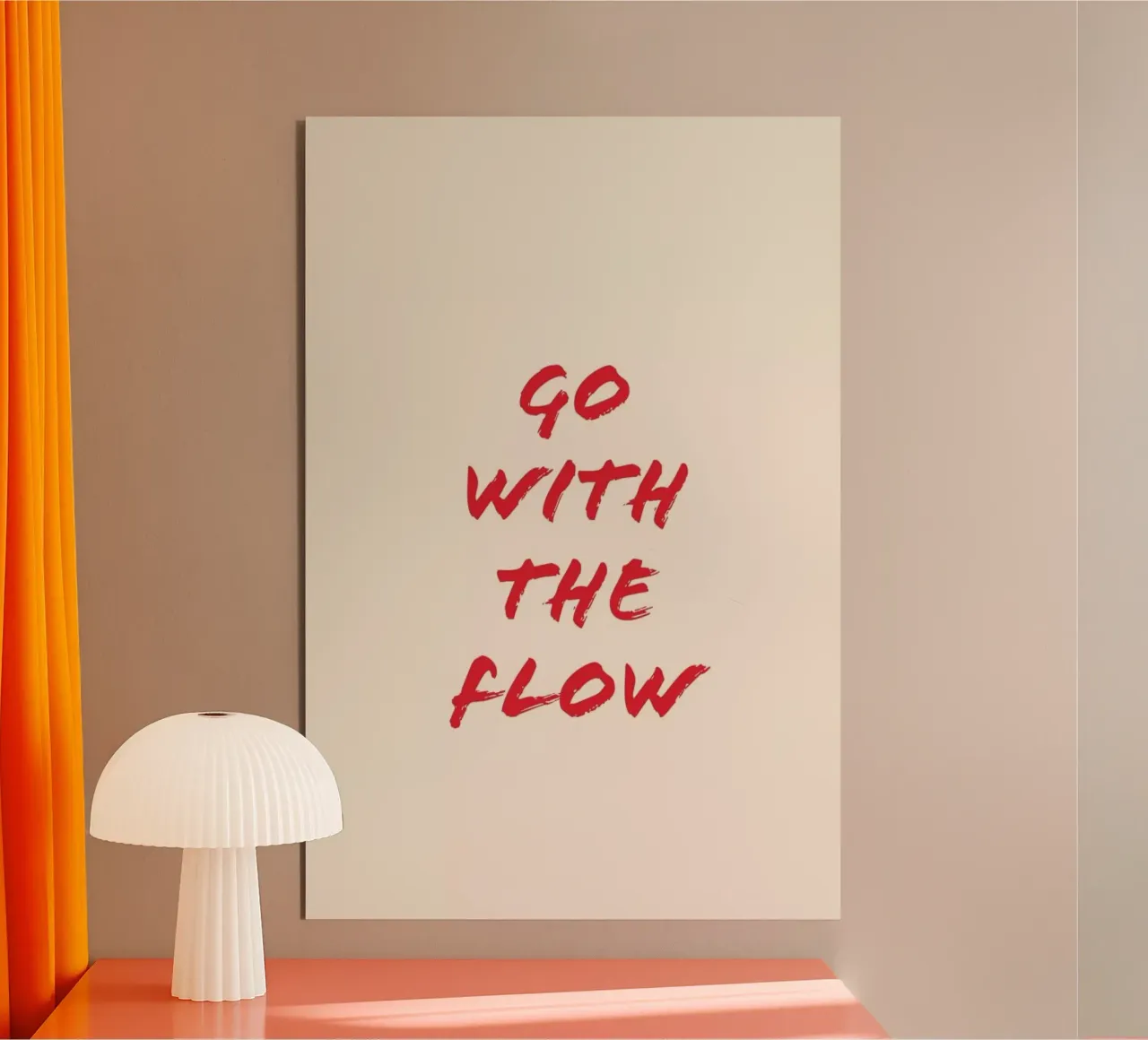 Go With The Flow Alu-Dibond von Ayleen