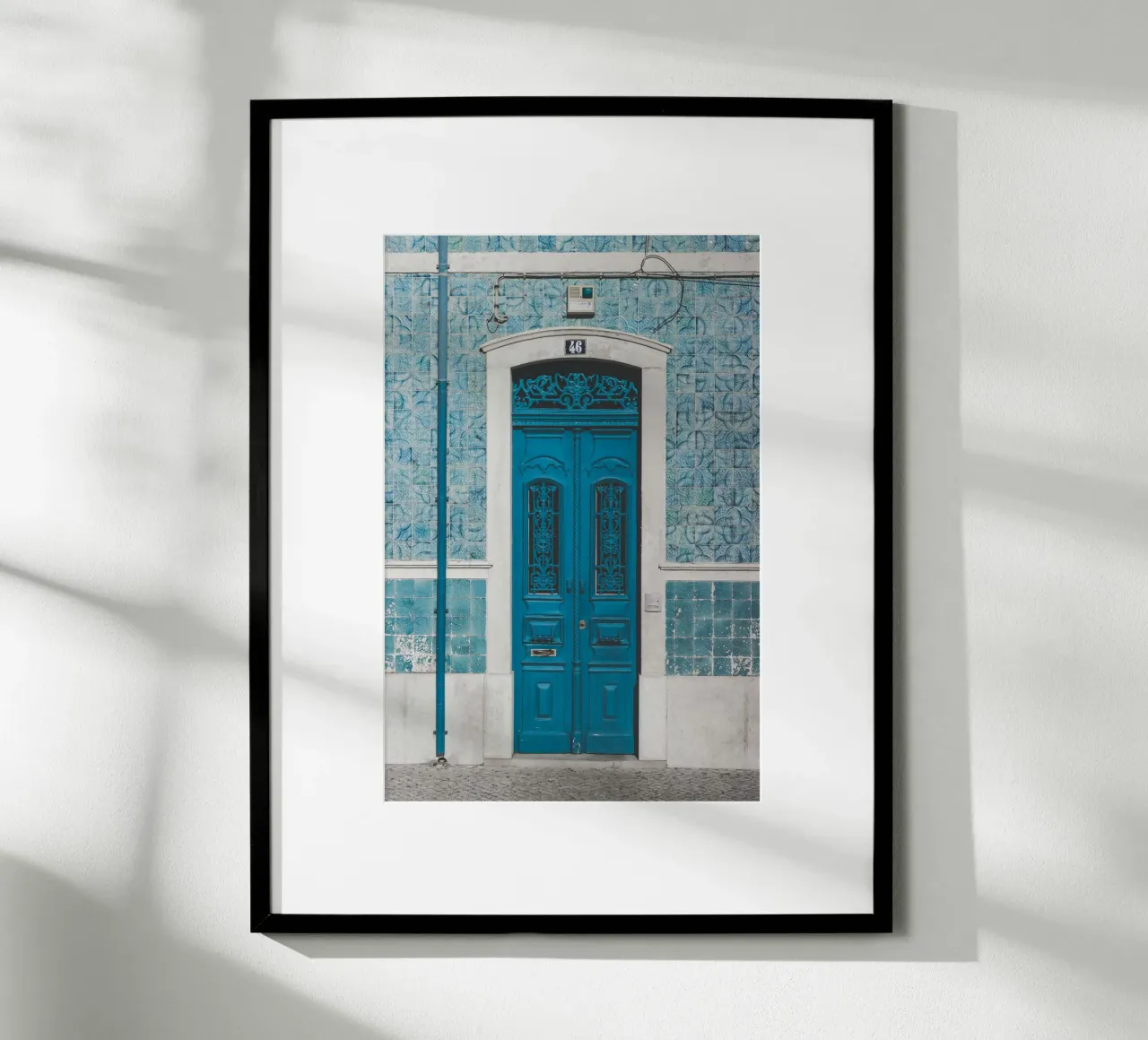 design blu ornato poster da Bleu
