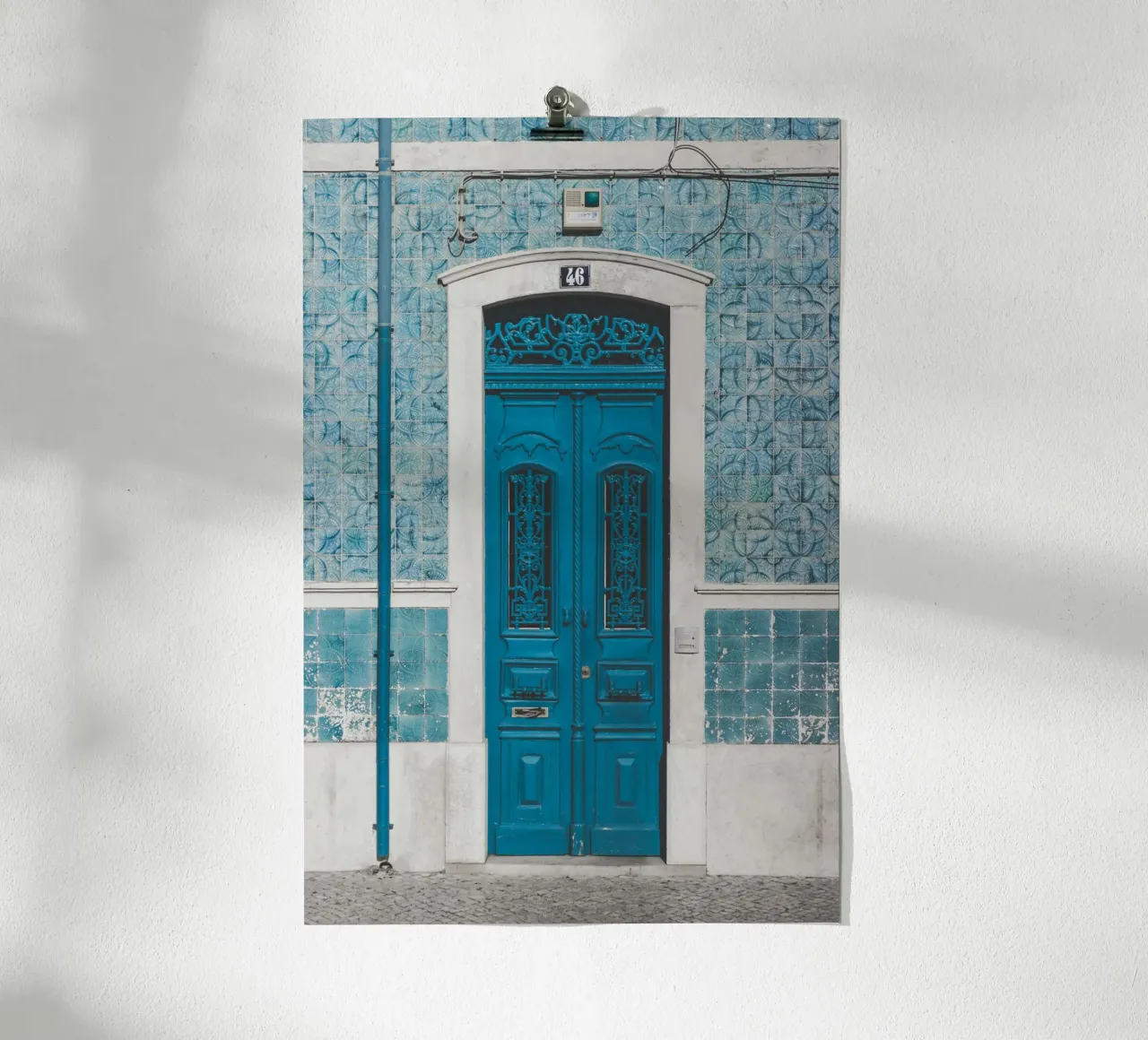 design blu ornato poster da Bleu