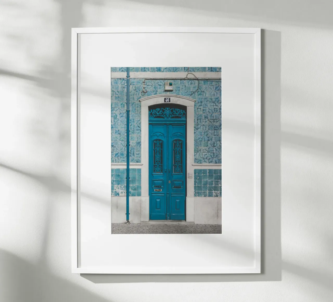 design blu ornato poster da Bleu