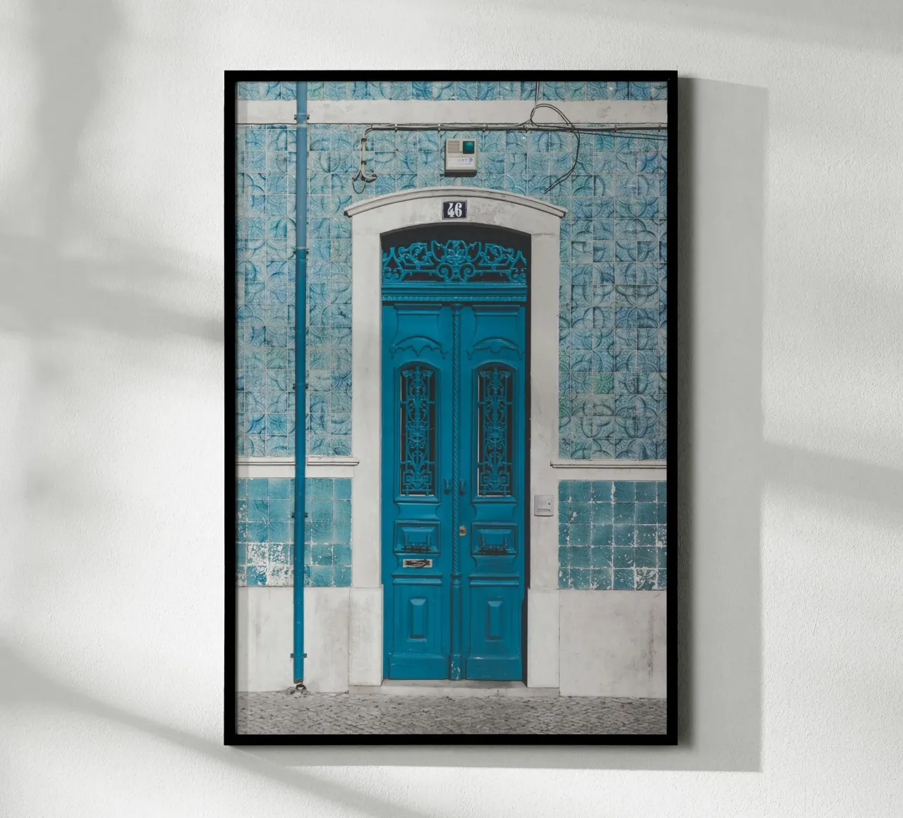 design blu ornato poster da Bleu