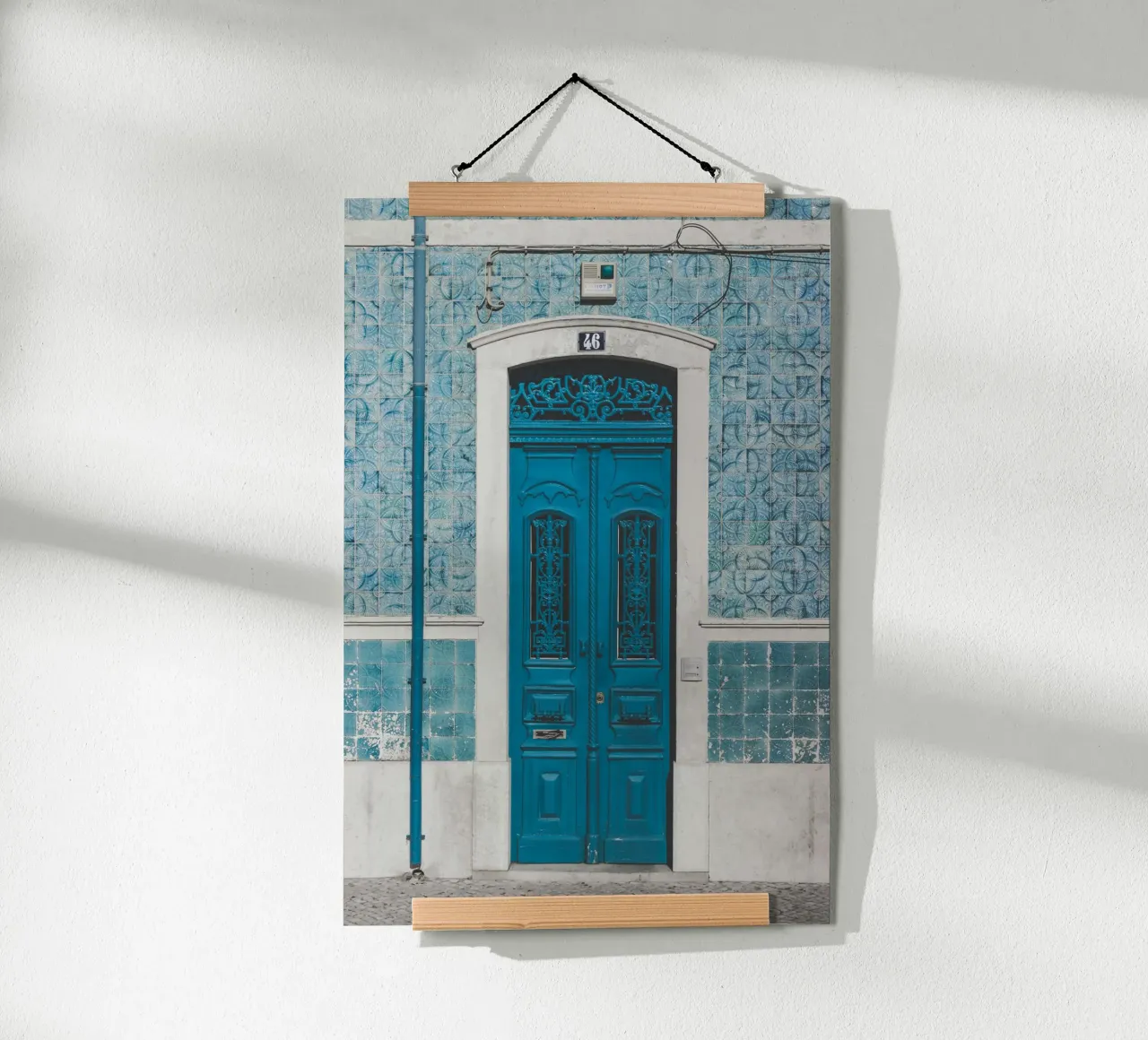 design blu ornato poster da Bleu
