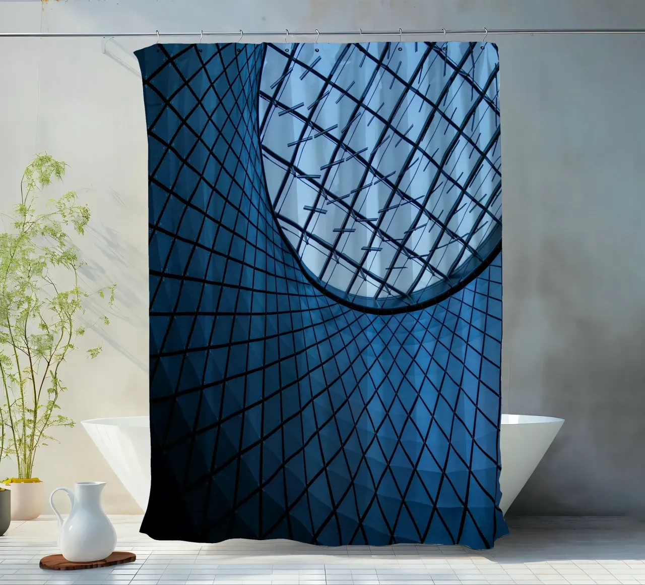 modello di tetto tenda da doccia da Bleu