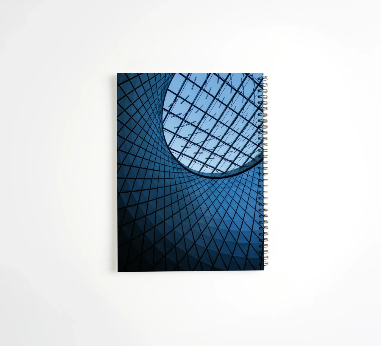 roof pattern spiral notebook by Bleu