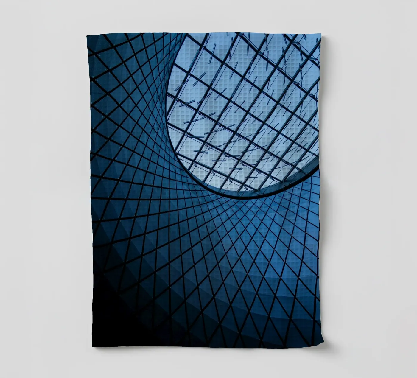 Dachmuster Geschirrtuch von Bleu