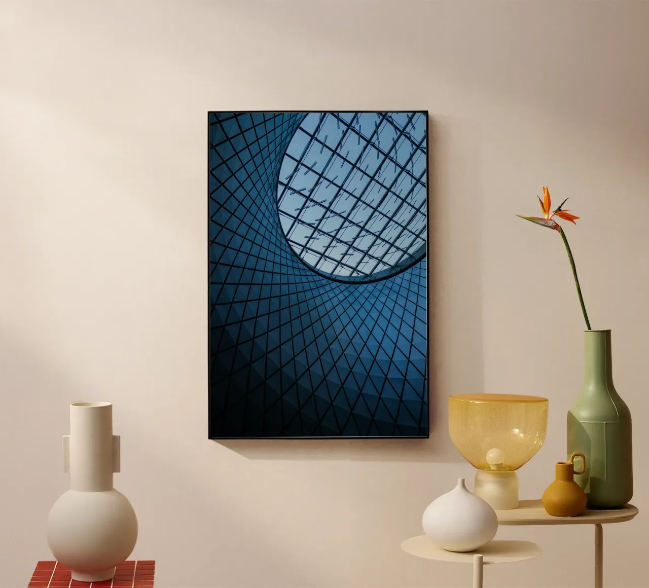 Dachmuster Acryl-Glas von Bleu