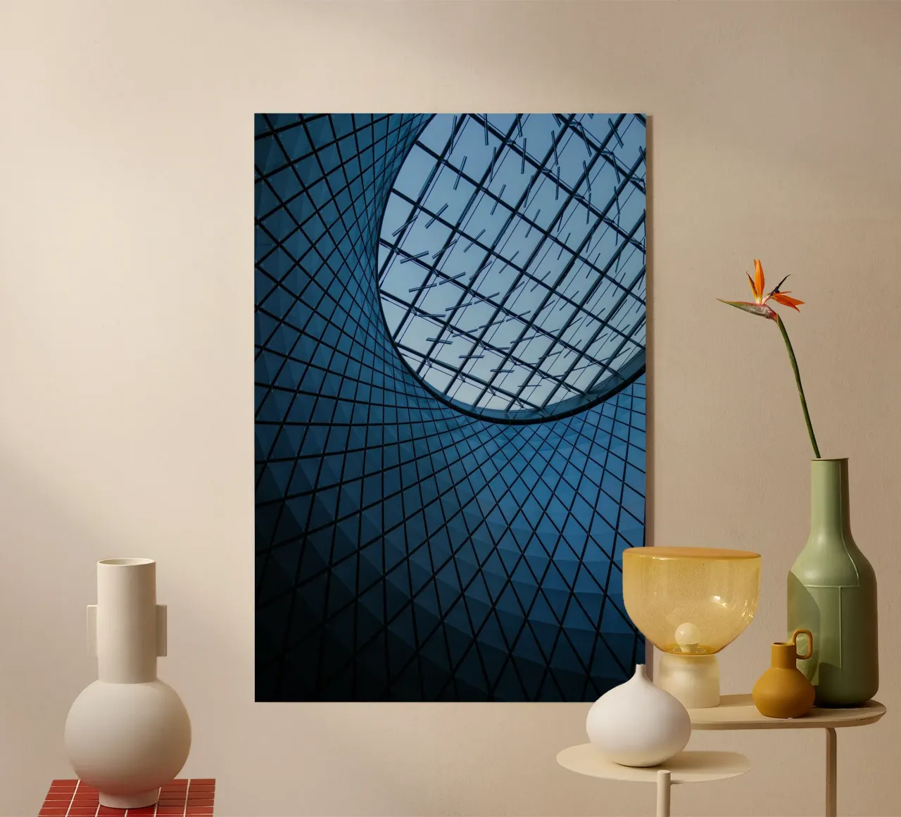 Dachmuster Acryl-Glas von Bleu