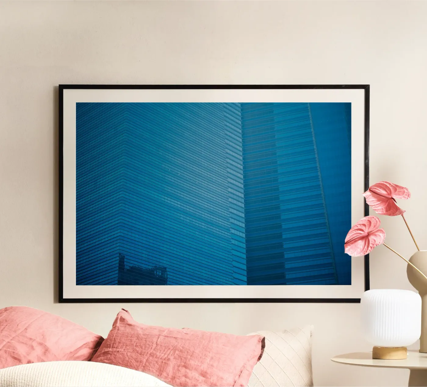 skyscraper city poster by Bleu