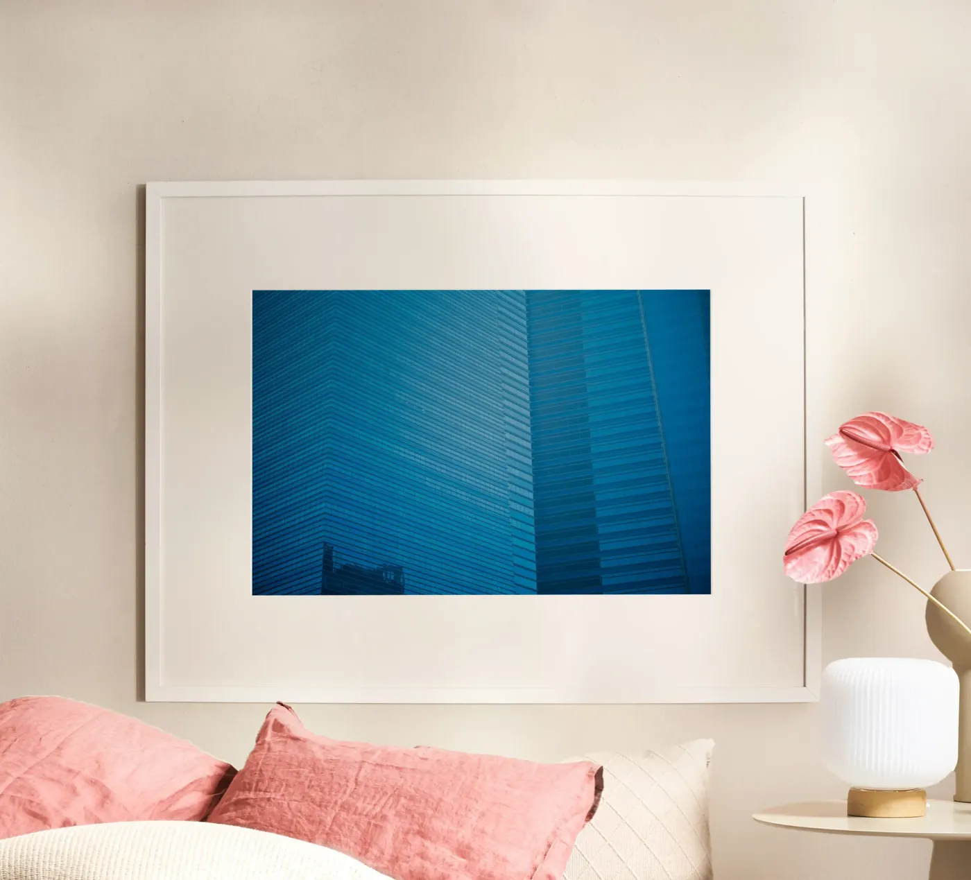 skyscraper city poster by Bleu