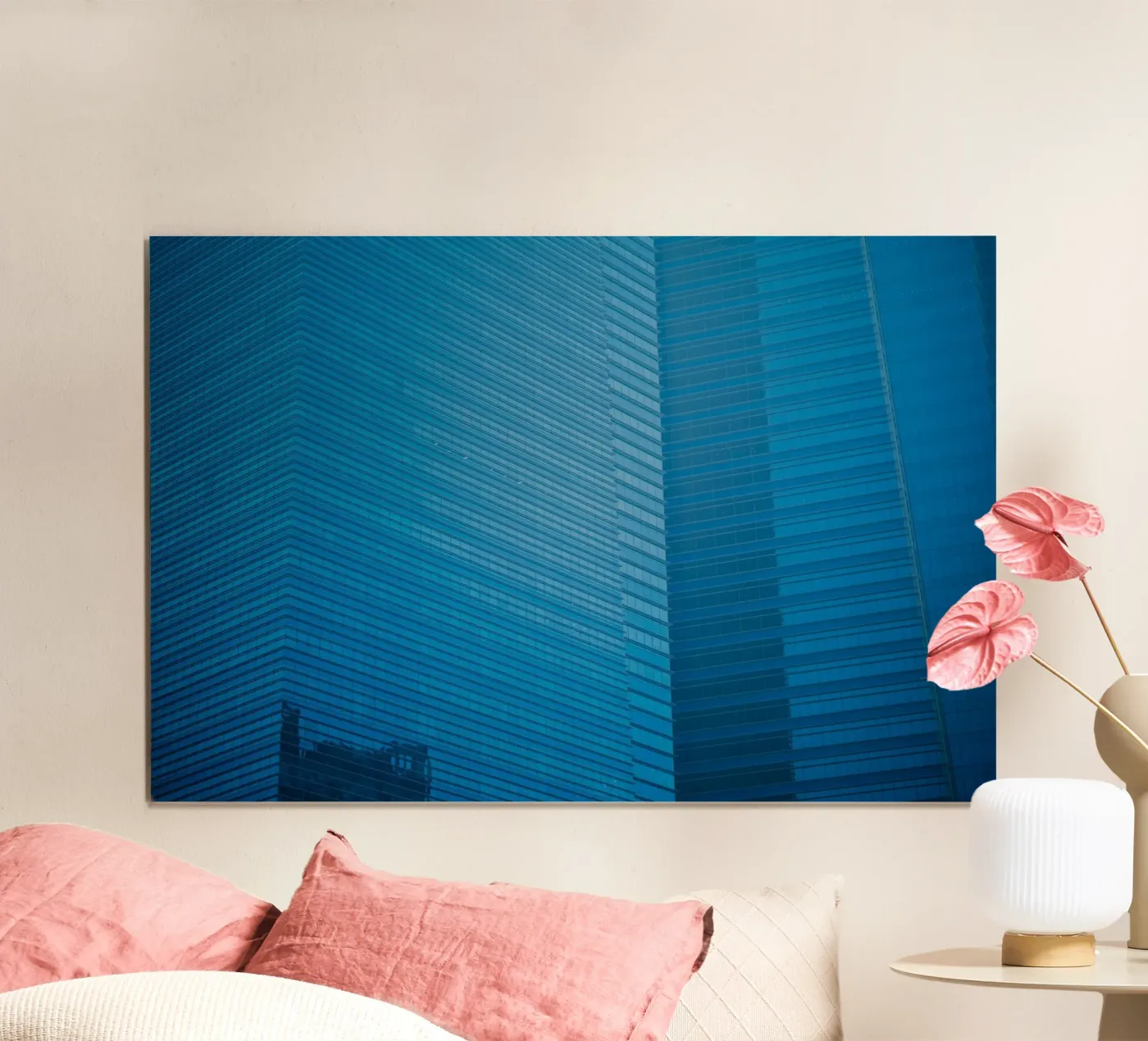 skyscraper city poster by Bleu