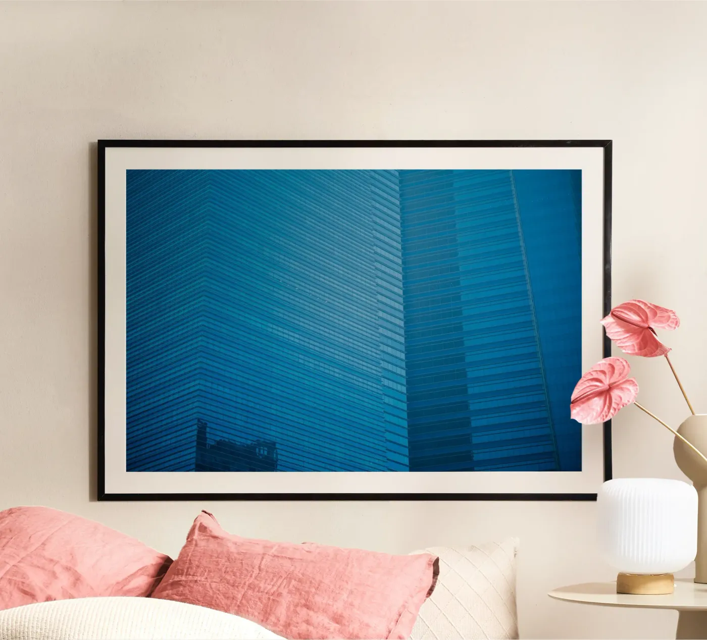 skyscraper city poster by Bleu