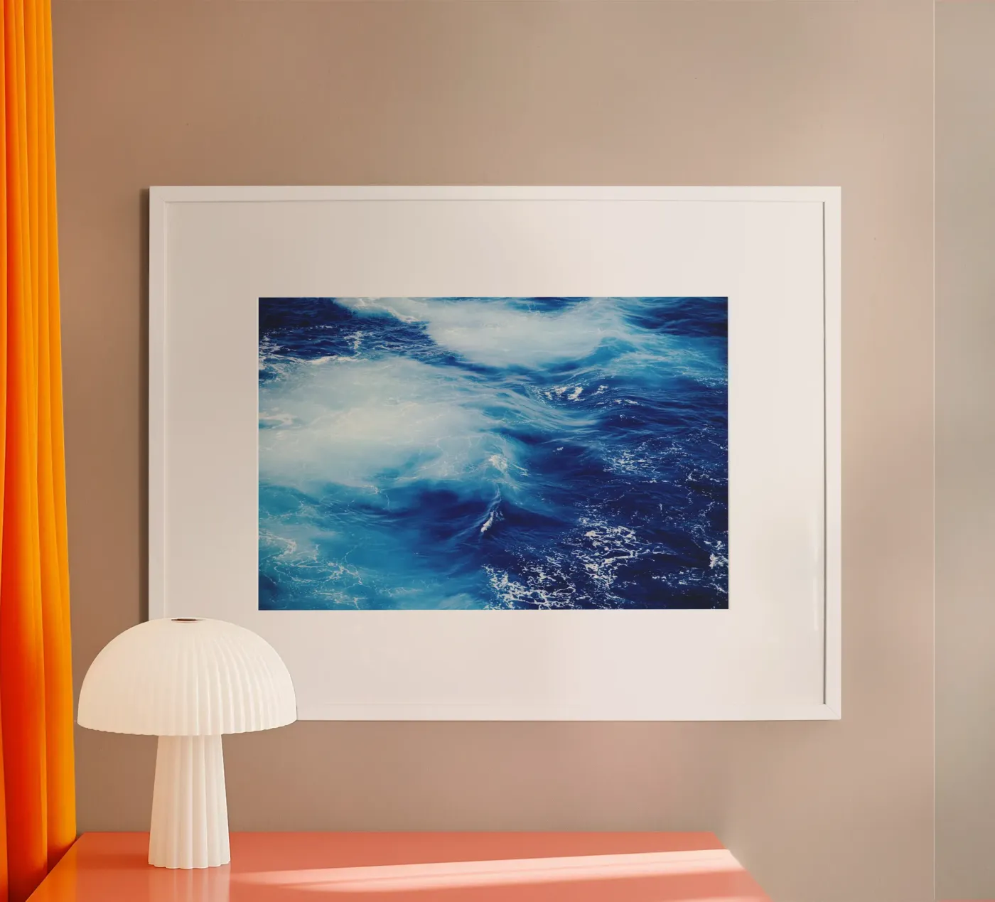 marine waves poster by Bleu