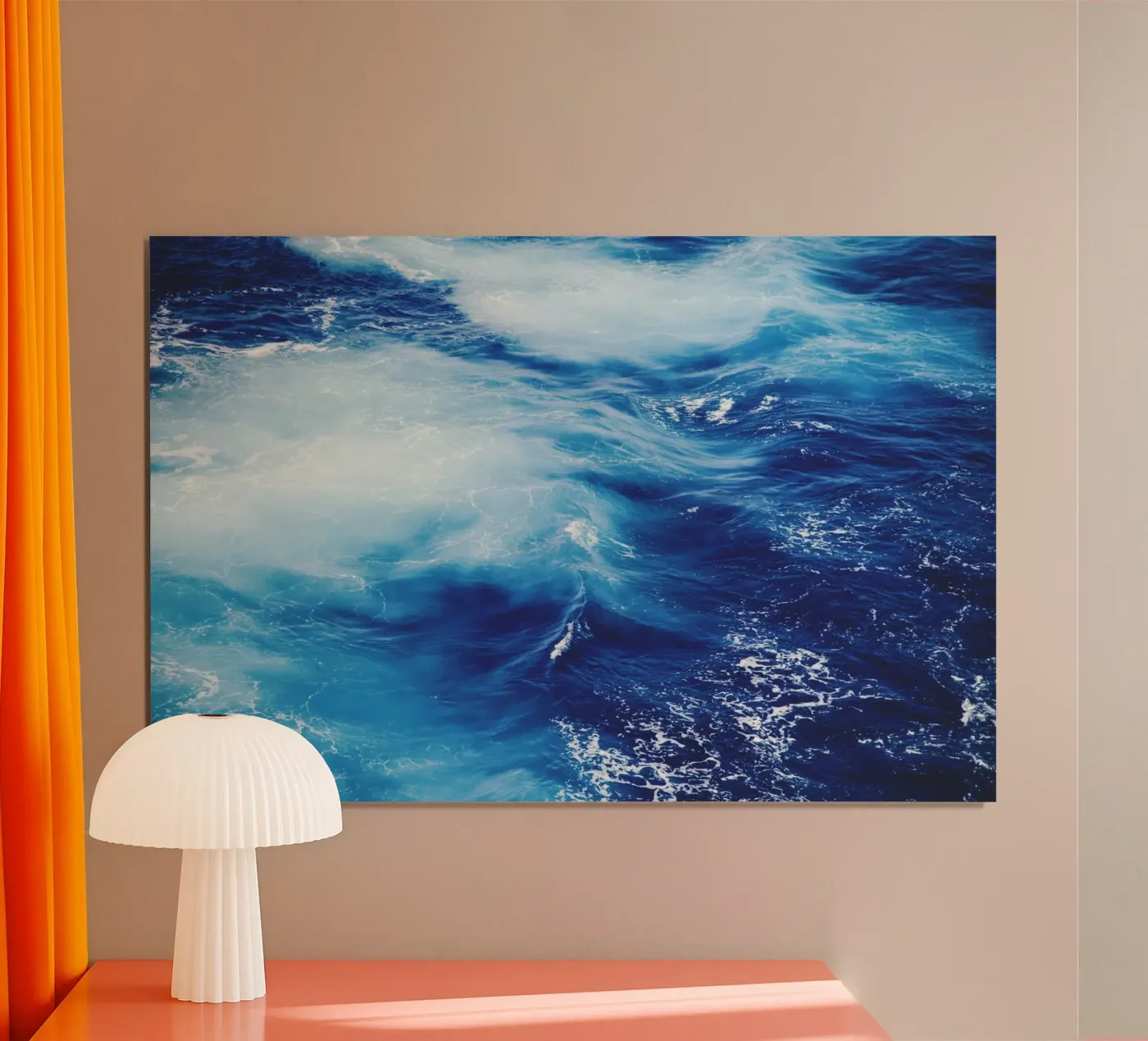 marine waves poster by Bleu