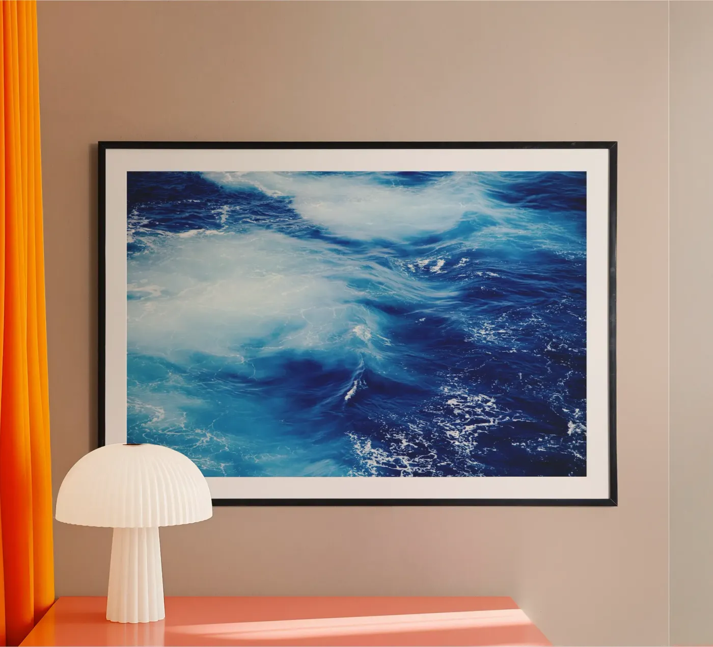 marine waves poster by Bleu