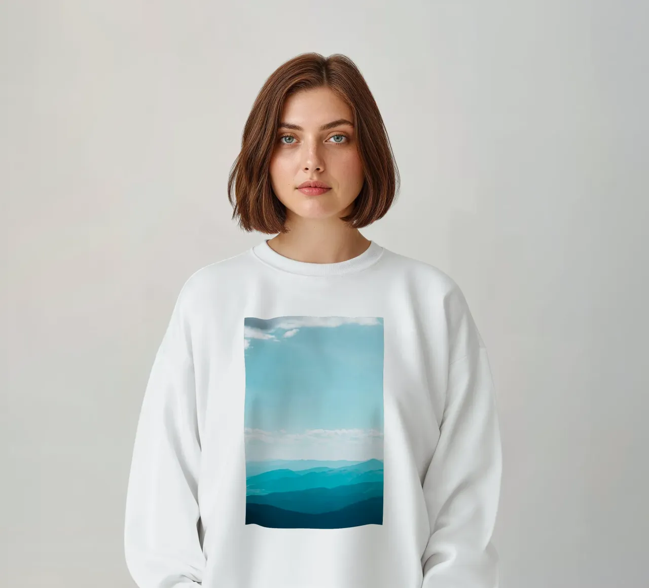 creste delle nuvole felpa da Bleu