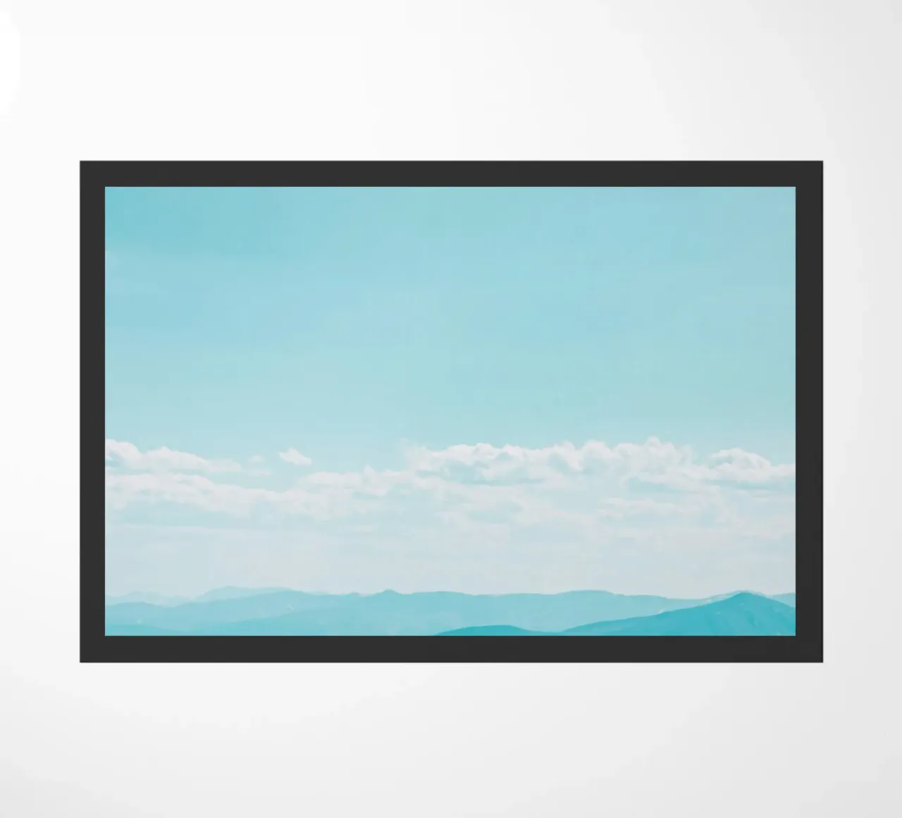 clouds ridges doormat by Bleu