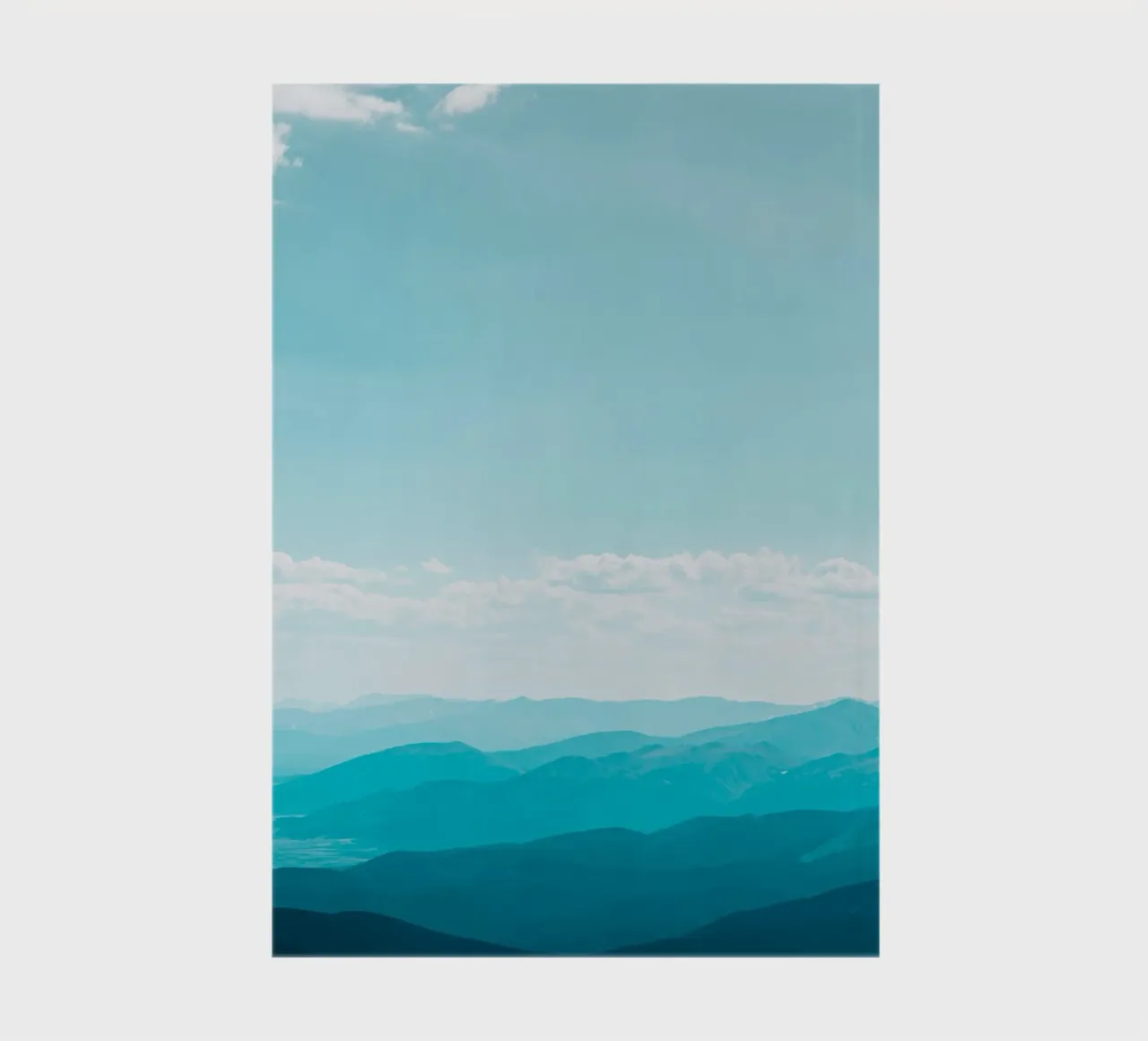 clouds ridges notebook by Bleu