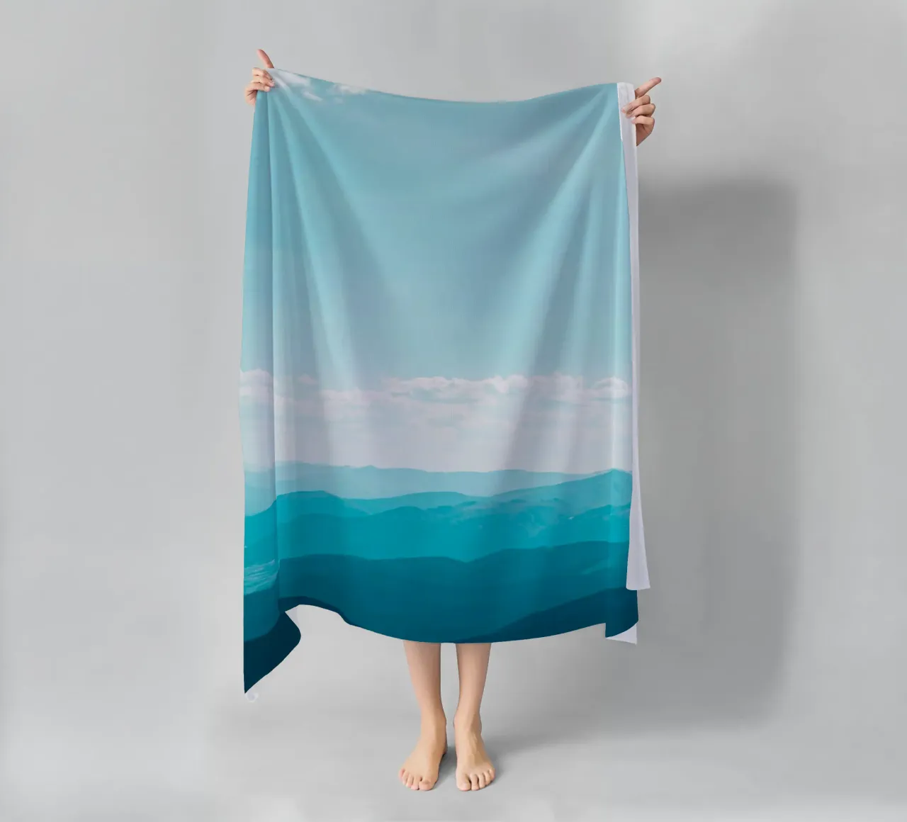 creste delle nuvole telo mare da Bleu