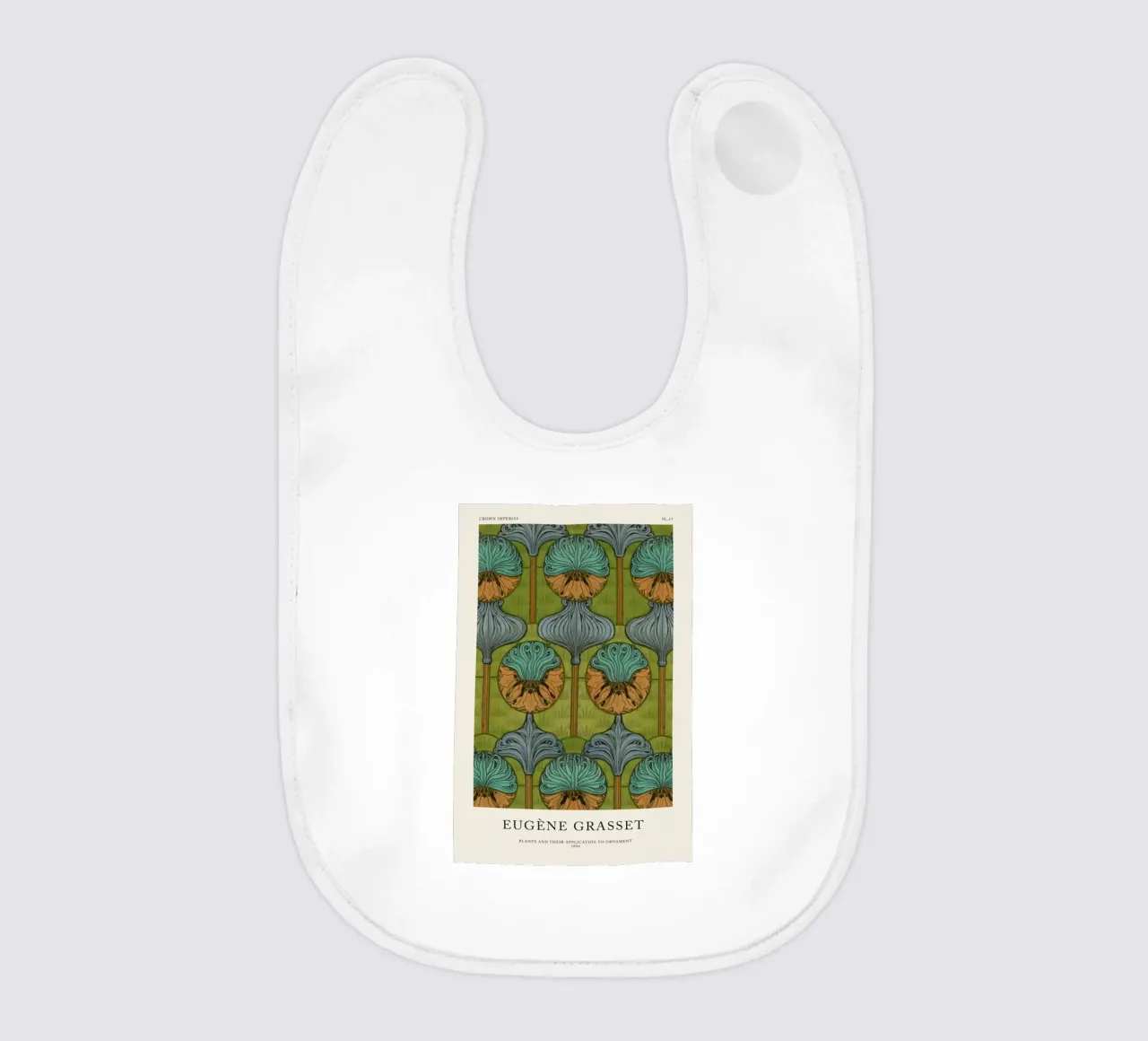 Grasset - Crown Imperial 17 baby bib by Vintage by JUNIQE