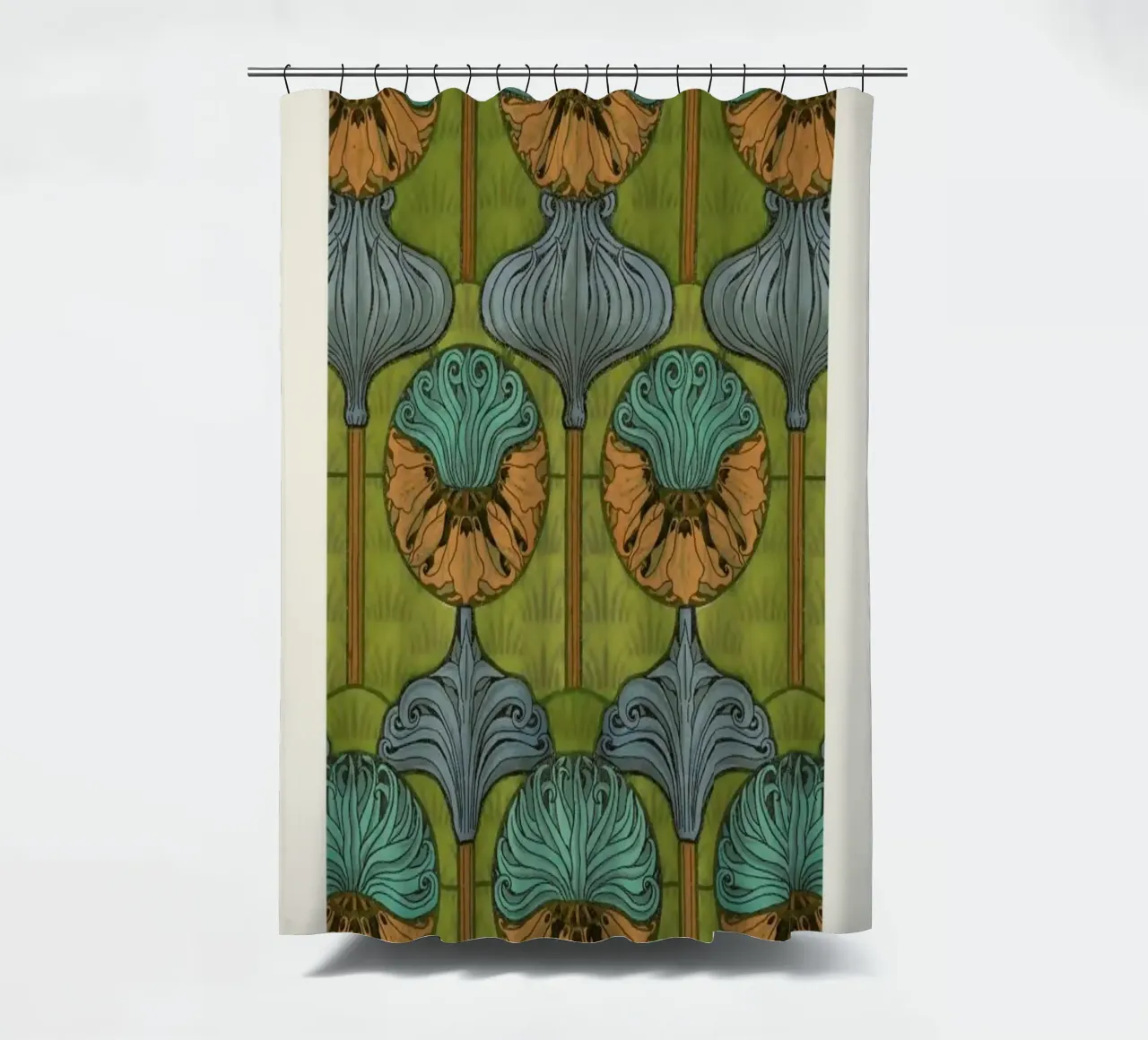 Grasset - Crown Imperial 17 shower curtain by Vintage by JUNIQE