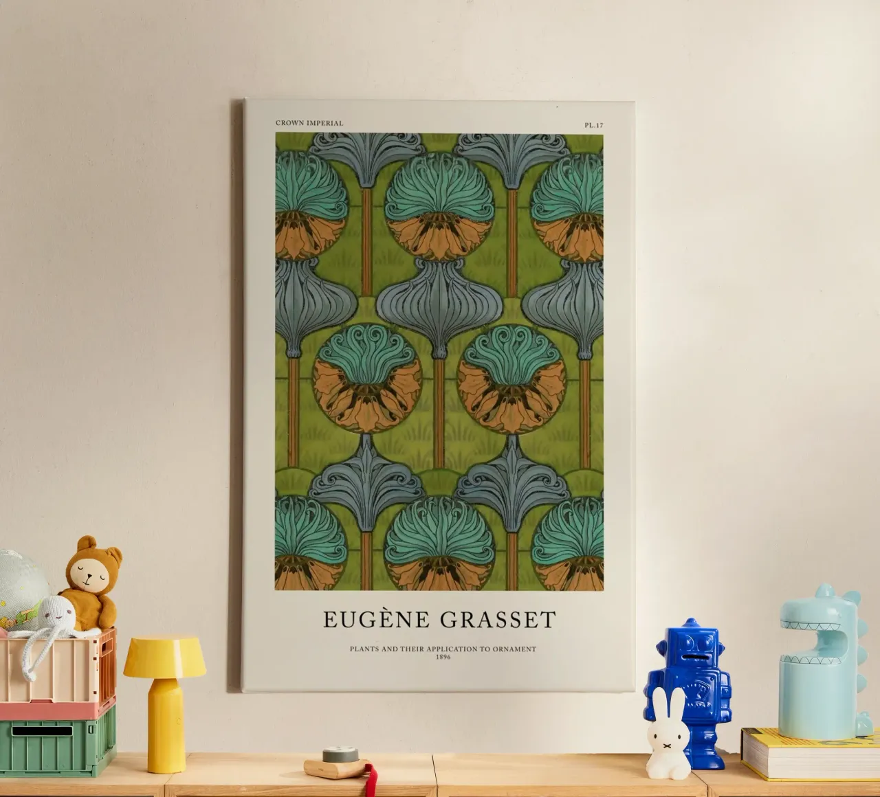Grasset - Crown Imperial 17 canvas by Vintage by JUNIQE